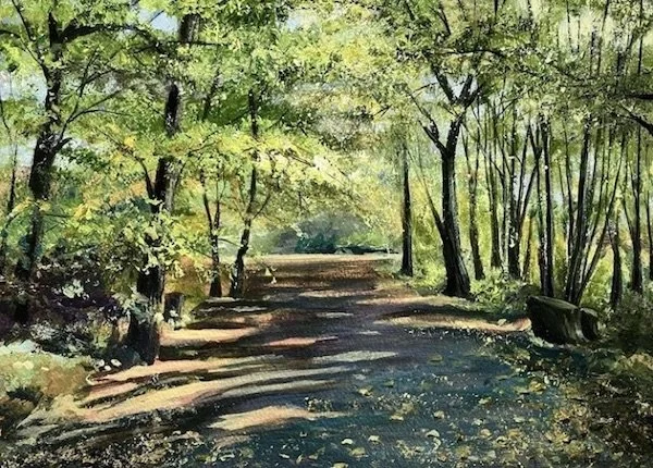Pathway_Acrylic on Paper_Noureen Englefield.jpeg