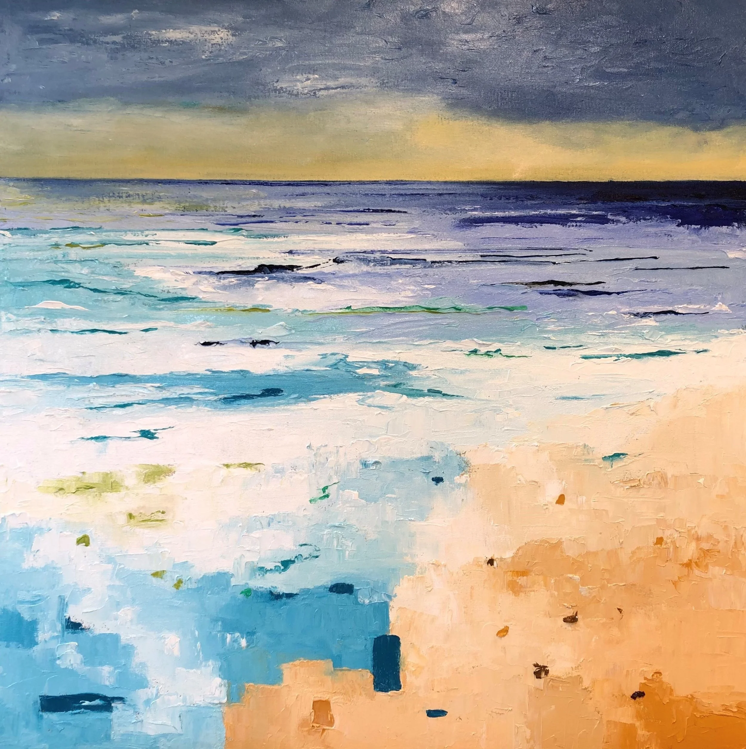 APA 21 15 The Tide comes up the Beach 24x24.jpg