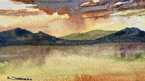 The Sun is still Shining_watercolour on Paper_Noureen Englefield.jpeg
