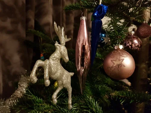 Christbaum verteilete