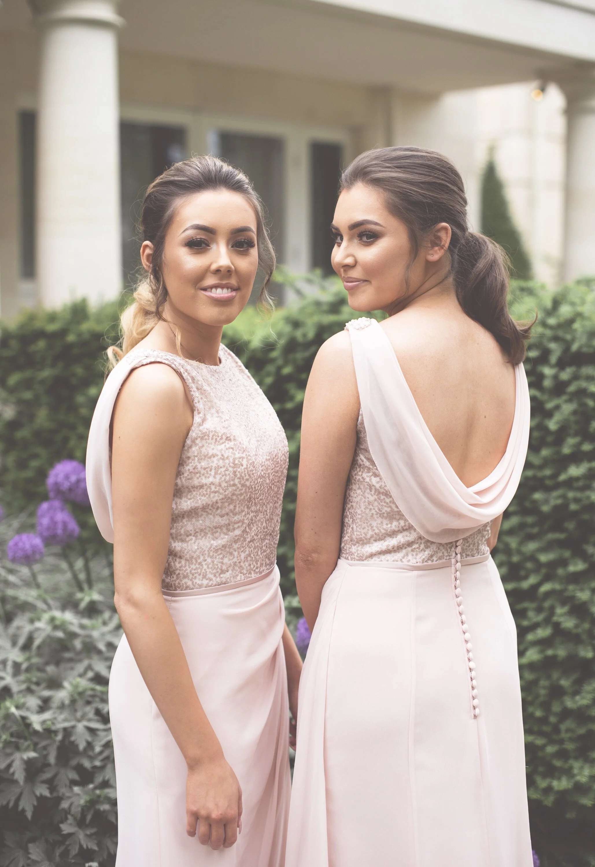 Laura's wedding hair at Rudding Park Harrogate with Your Bridal TEam 