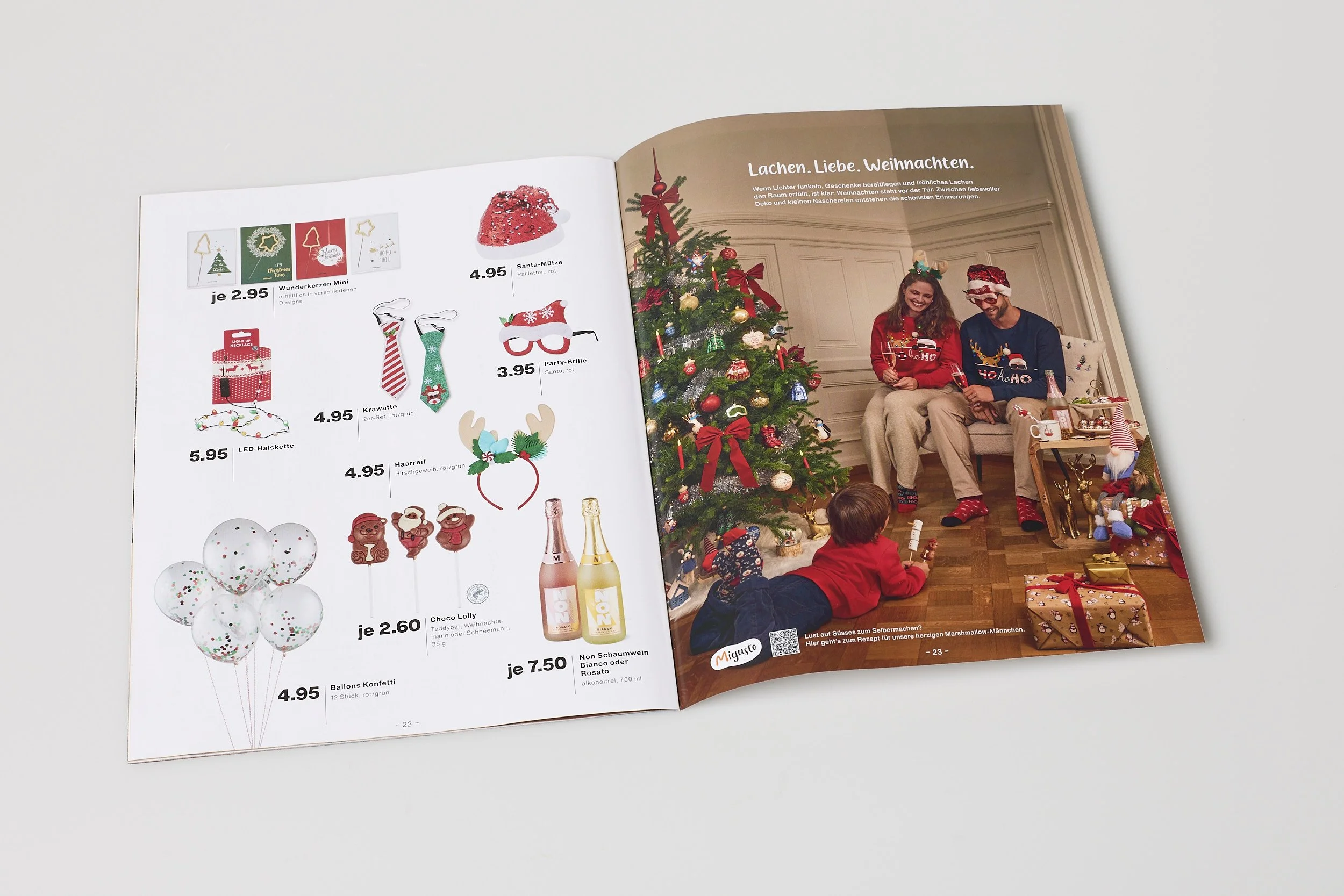 MIGROS WEIHNACHTS-MAGAZIN 2025, Inhalt. Fotograf Christoph Küenzi, inkl. Bildbearbeitung/Proofing/Druckbegleitung. 
