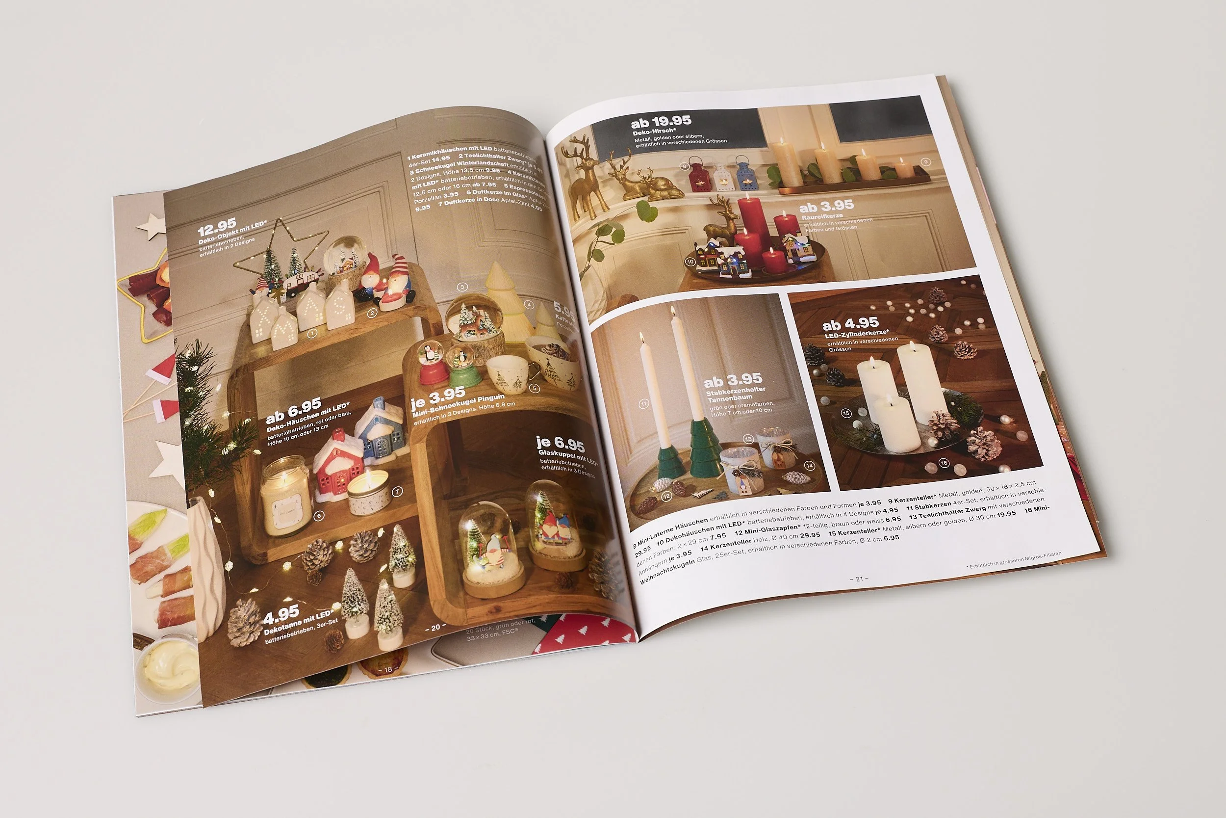 MIGROS WEIHNACHTS-MAGAZIN 2025, Inhalt. Fotograf Christoph Küenzi, inkl. Bildbearbeitung/Proofing/Druckbegleitung. 