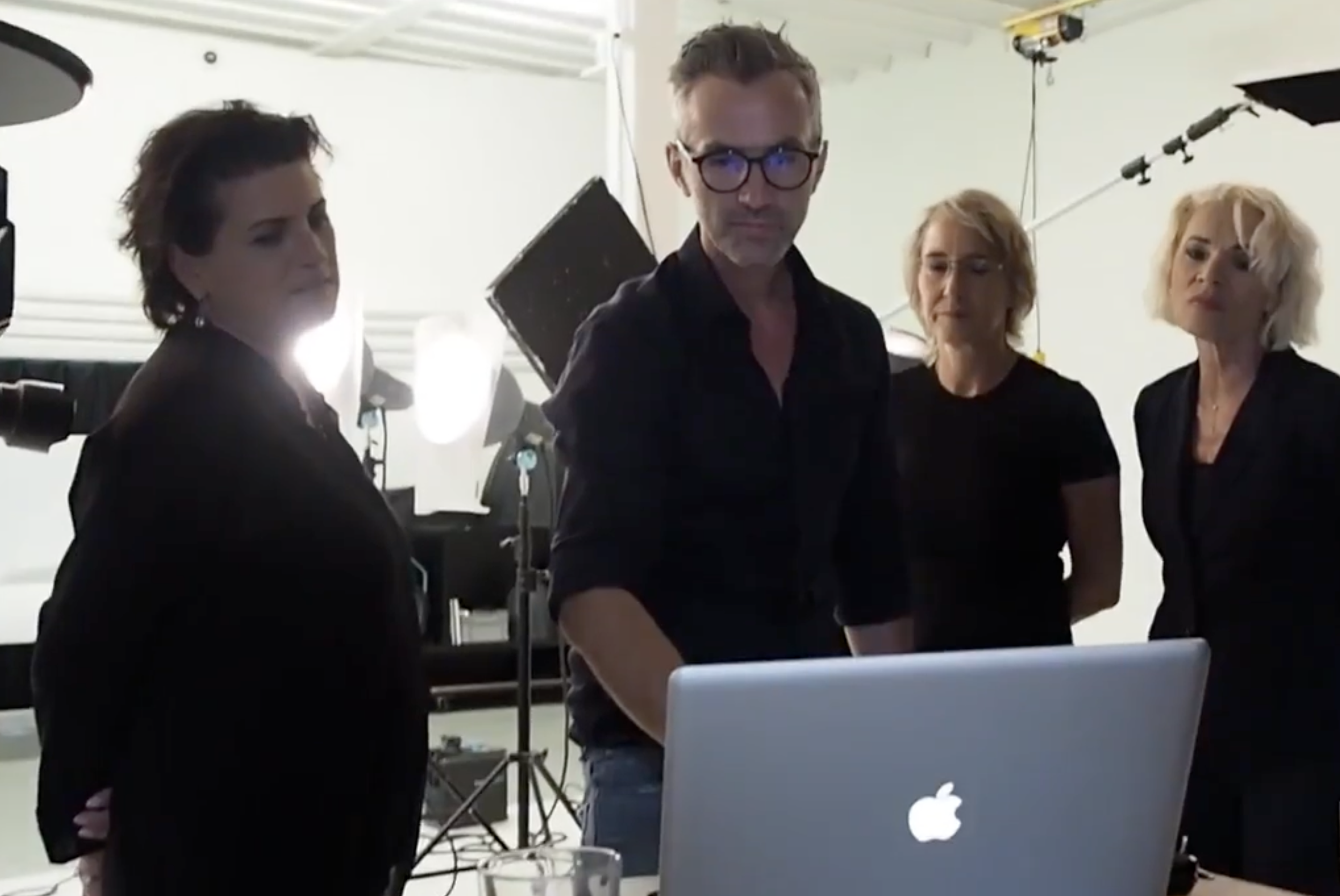 Making of, Studioportrait von Unternehmerinnen, Fotograf Christoph Küenzi