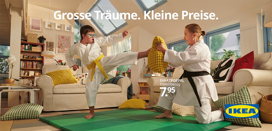 IKEA, BIG DREAMS SMALL PRICES KAMPAGNE Retouching/Proofing/Datenaufbereitung und Druck-PDF erstellt.