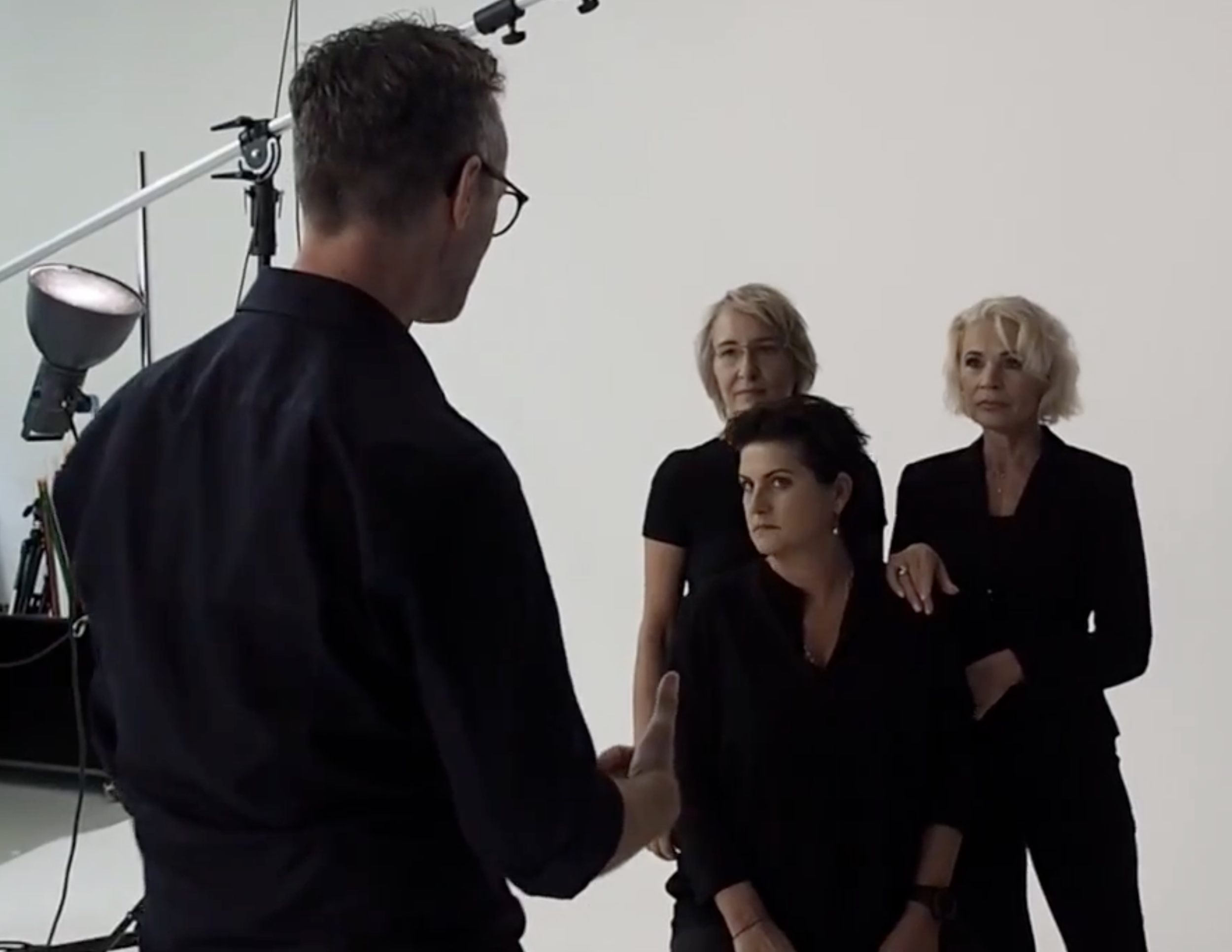 Making of, Studioportrait von Unternehmerinnen, Fotograf Christoph Küenzi