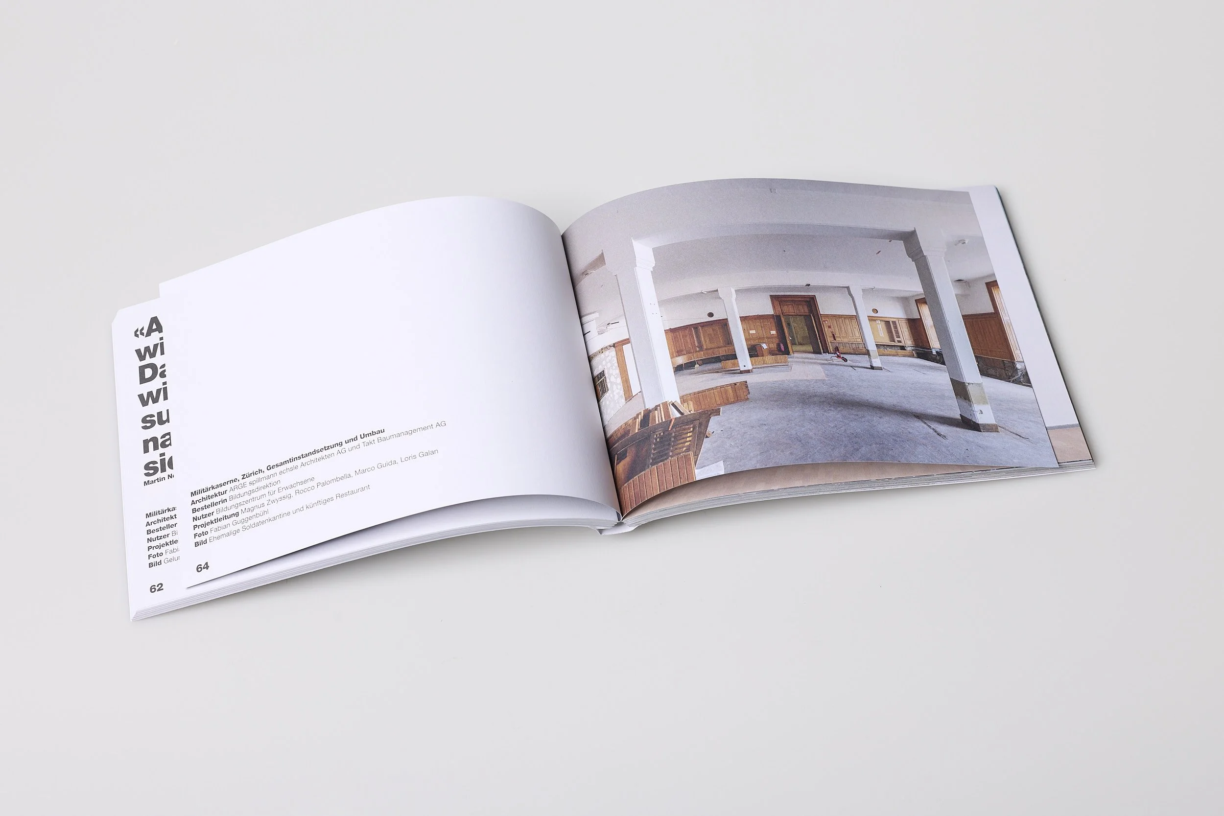 HOCHBAUAMT QUERSCHNITT 2025, Inhalt.
Bildbearbeitung/Proofing