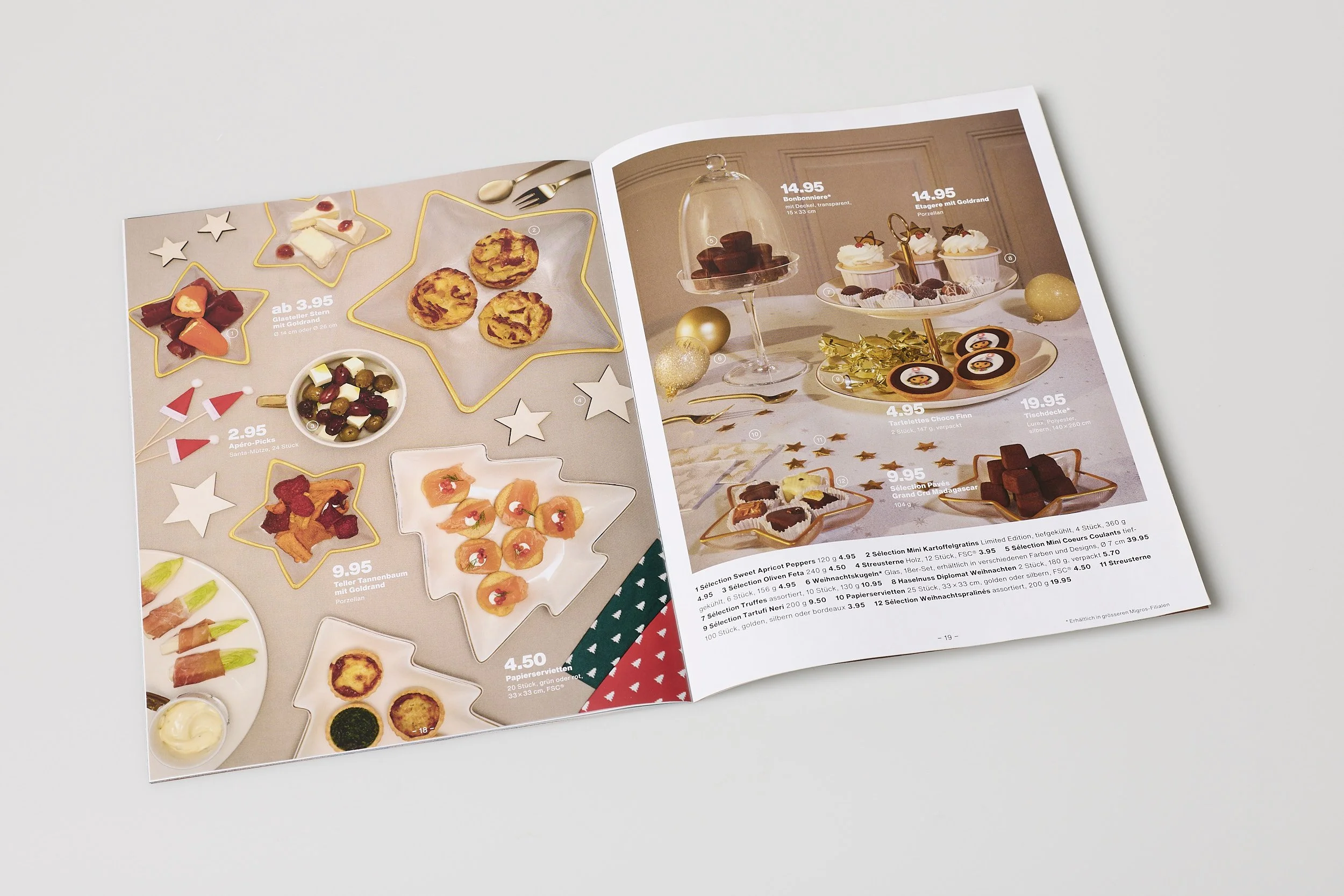 MIGROS WEIHNACHTS-MAGAZIN 2025, Inhalt. Fotograf Christoph Küenzi, inkl. Bildbearbeitung/Proofing/Druckbegleitung. 