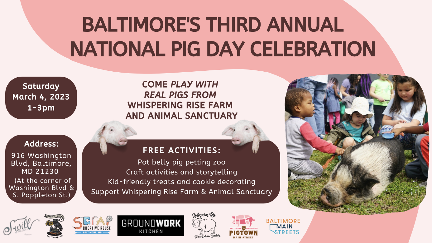 Third Annual National Pig Day Celebration — Pigtown Main Street