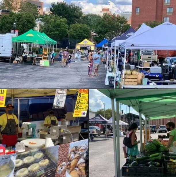 Did you know that the B&amp;O Farmers Market is happening today? There&rsquo;s #yummy donuts, local  summer produce, freshly-made prepared foods, adult libations &amp; did we mention donuts? Free parking &amp; they are here until 7 PM.⁠
⁠
#shoplocal 