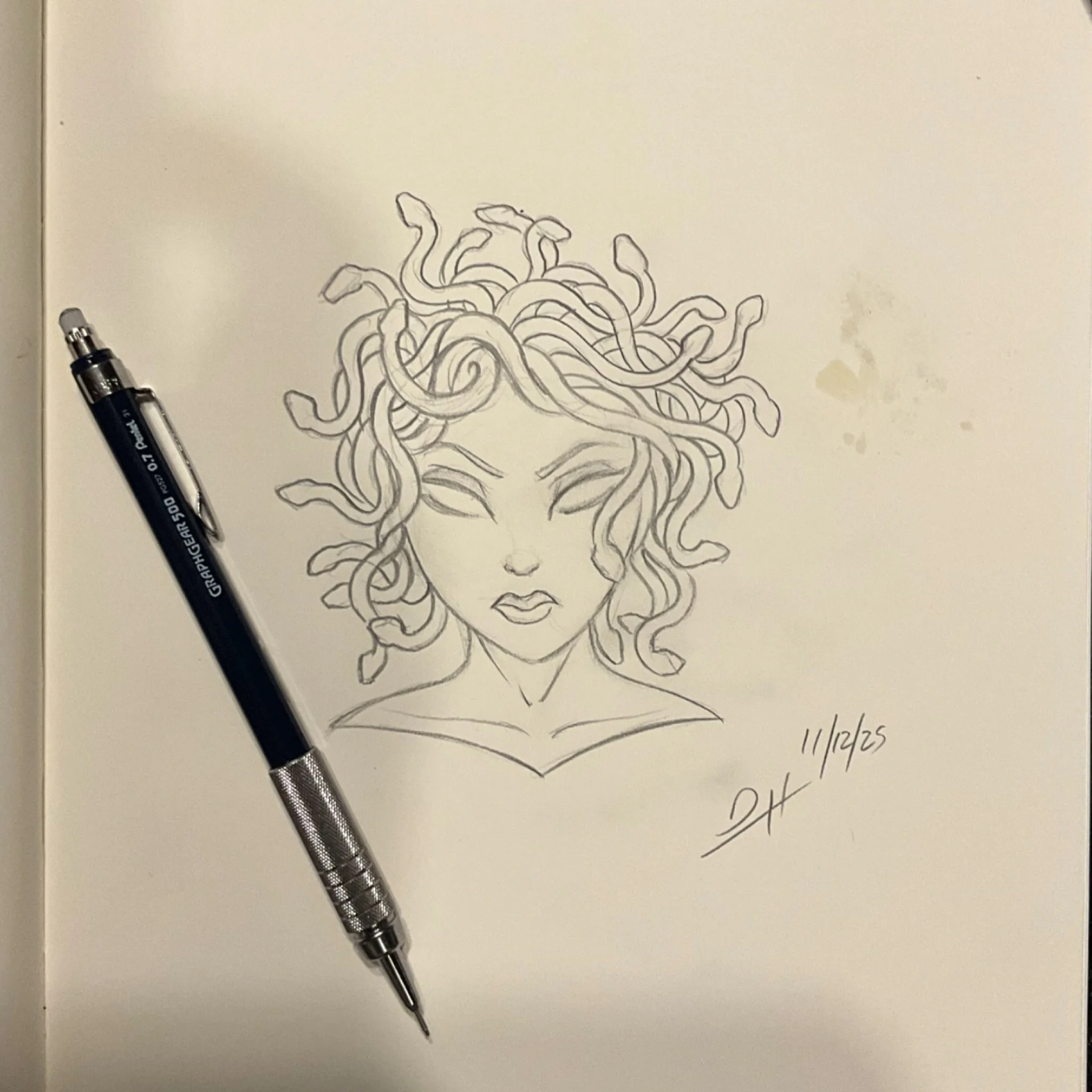 Day 313 of my #drawingaday challenge!
This design is up for grabs as a tattoo! Text me at (864)328-4555 if you&rsquo;re interested, thanks! 🍻 
.
.
.
.
.
.
.
.
.
.
.
.
.
.
.
.
.
#atlanta #atlantaga #atltattoo #atlantatattooartist #atlantatattoo #atla