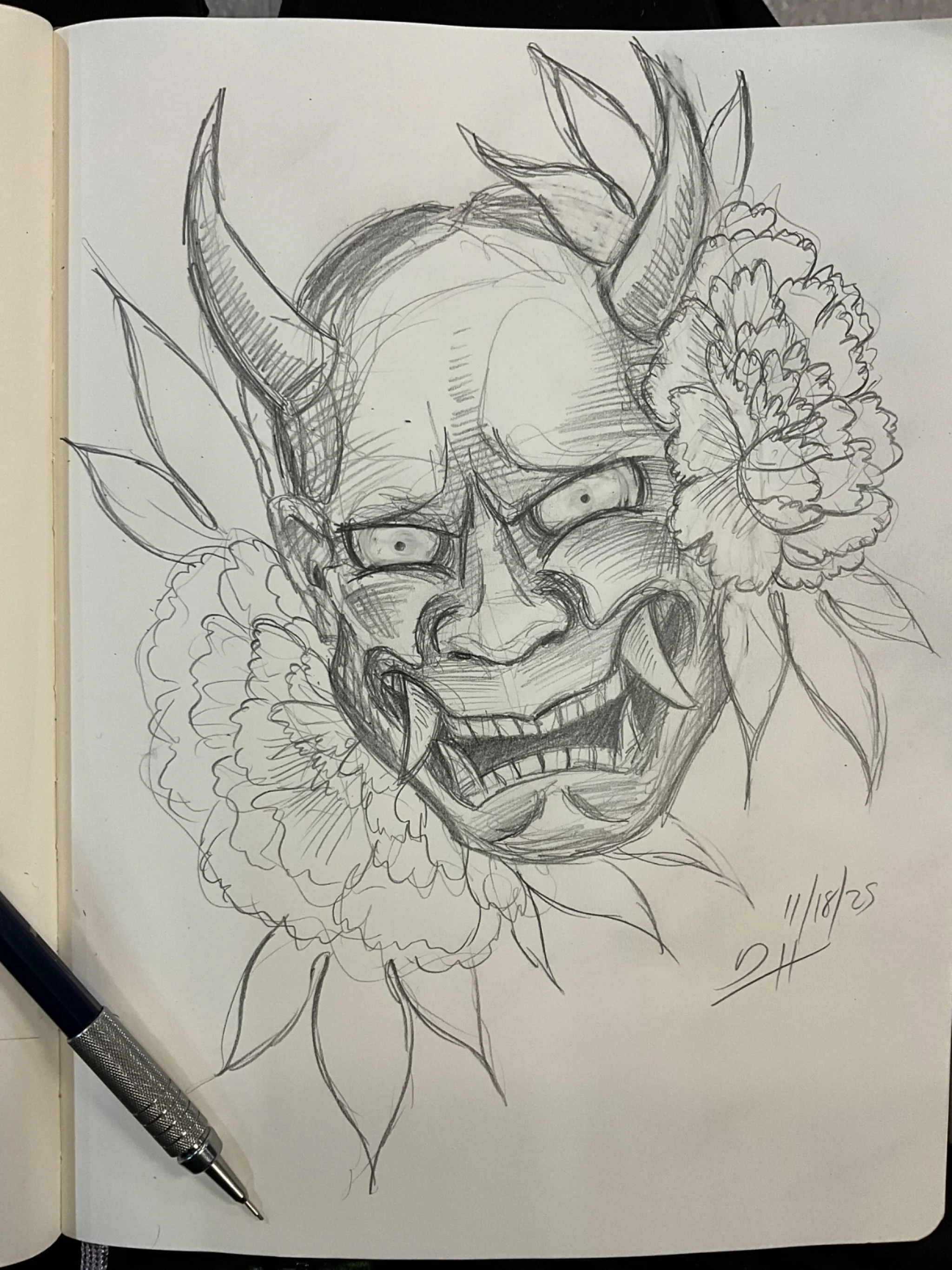 Day 319 of my #drawingaday challenge!
This design is up for grabs as a tattoo! Text me at (864)328-4555 if you&rsquo;re interested, thanks! 🍻 
.
.
.
.
.
.
.
.
.
.
.
.
.
.
.
.
.
#atlanta #atlantaga #atltattoo #atlantatattooartist #atlantatattoo #atla