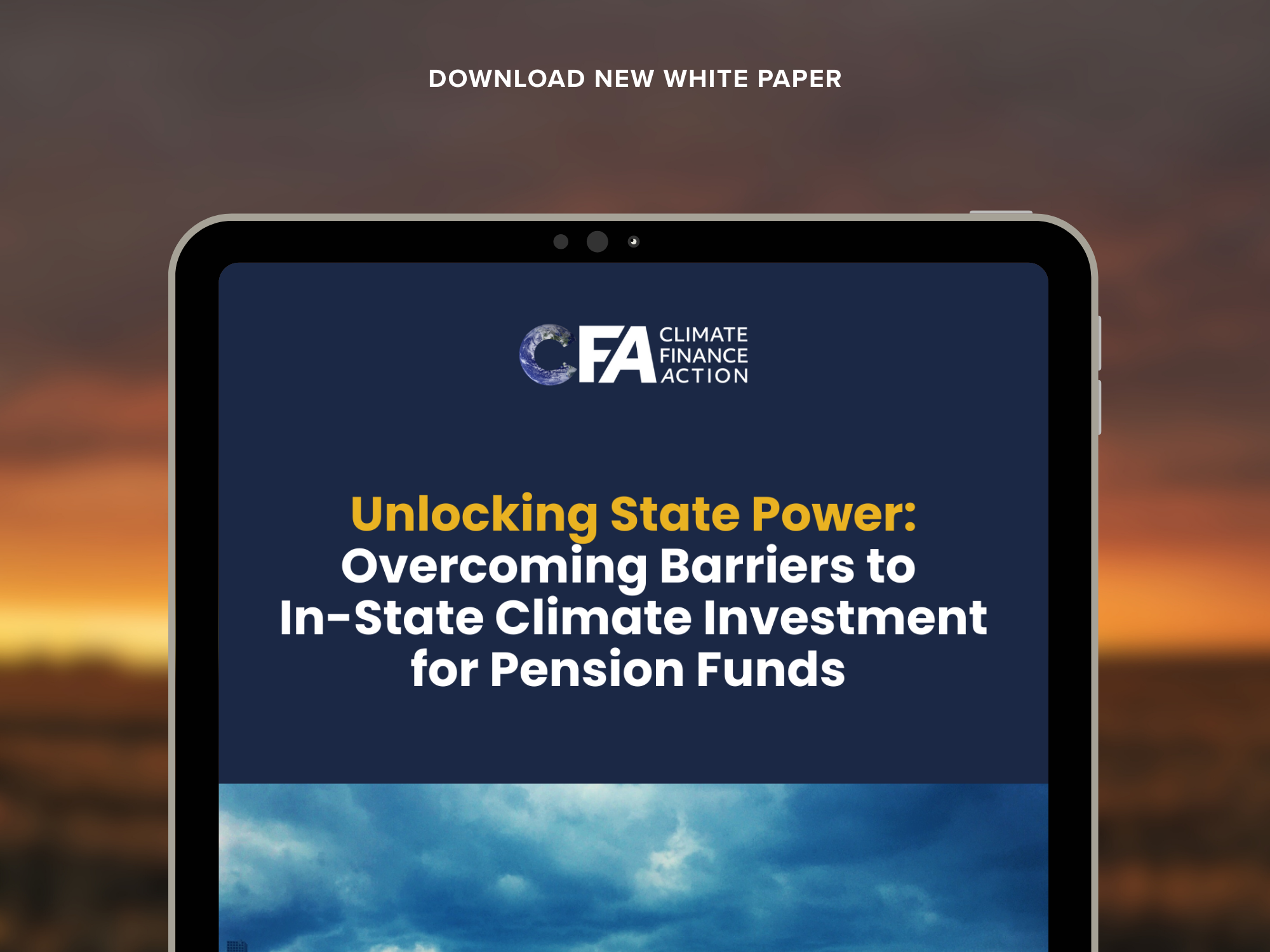 Unlocking State Power: How Public Pension Funds Can Drive In-State Climate Investment