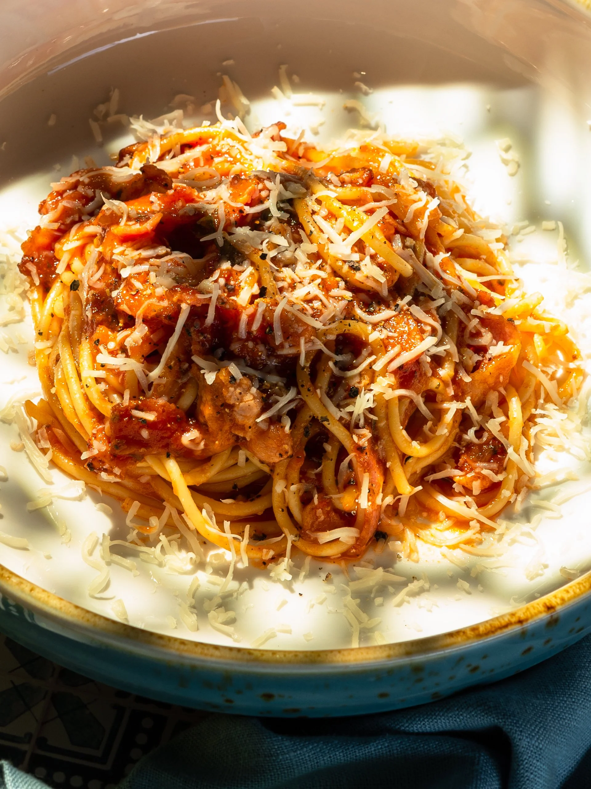 Food Photographer Xenia Rizova – Summer Menu Photoshoot for Italian Cuisine Caffe Ma Va La, Moscow –Ragout Pasta