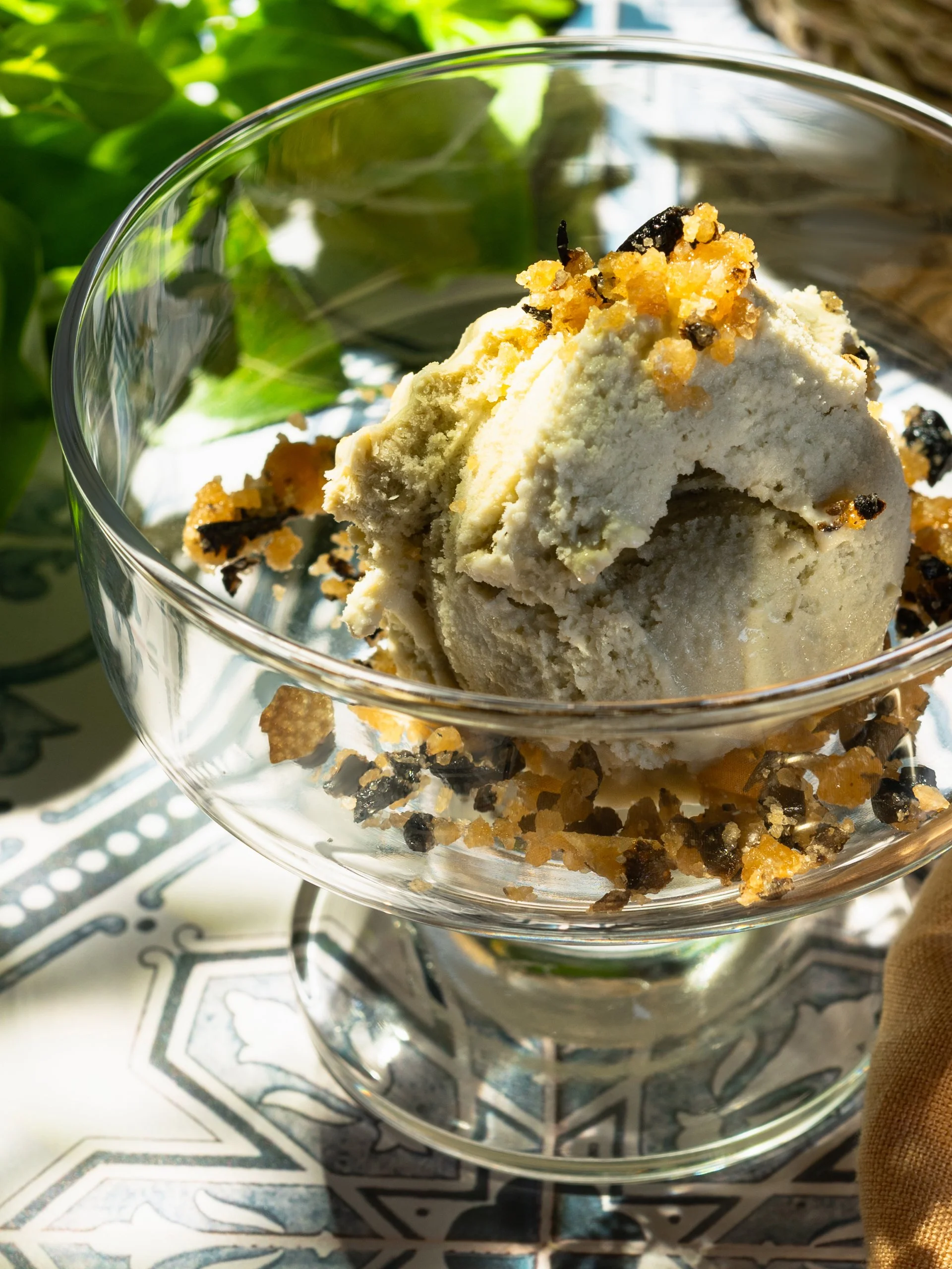 Food Photographer Xenia Rizova – Summer Menu Photoshoot for Italian Cuisine Caffe Ma Va La, Moscow – Basil Ice Cream