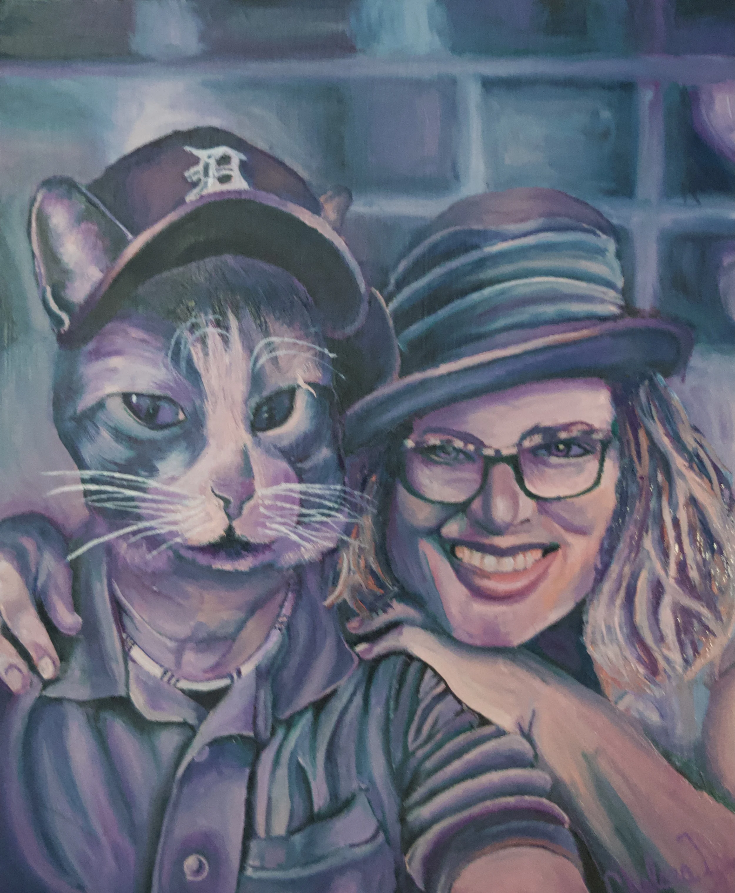 "Date Night"
Oil on Panel