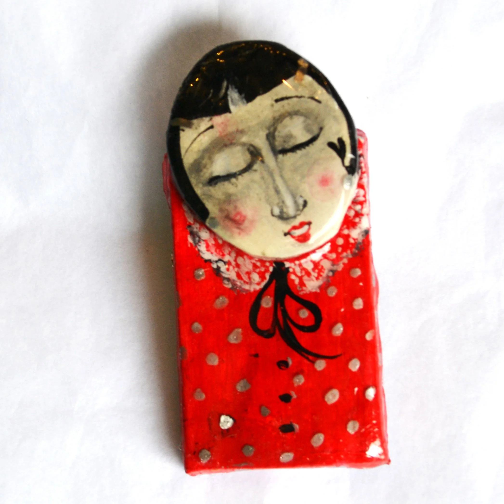 red dress cutie brooch.JPG