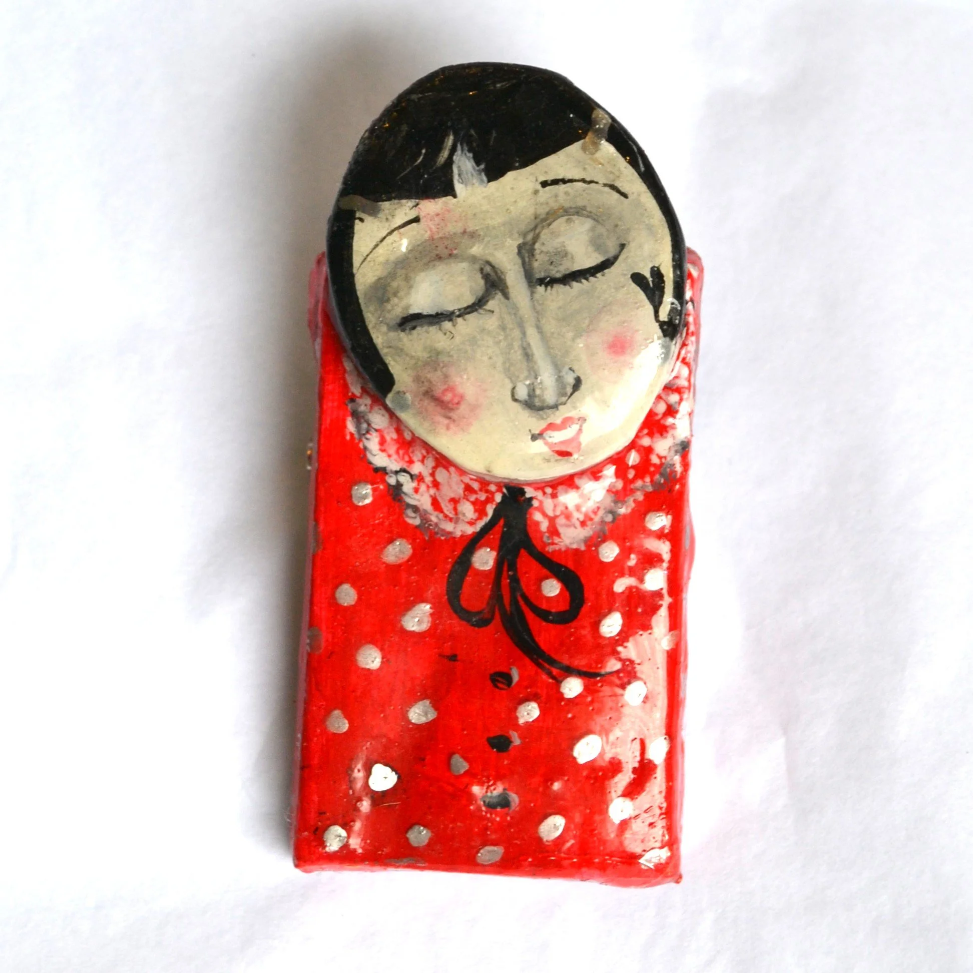 red dress cutie 2 brooch.JPG