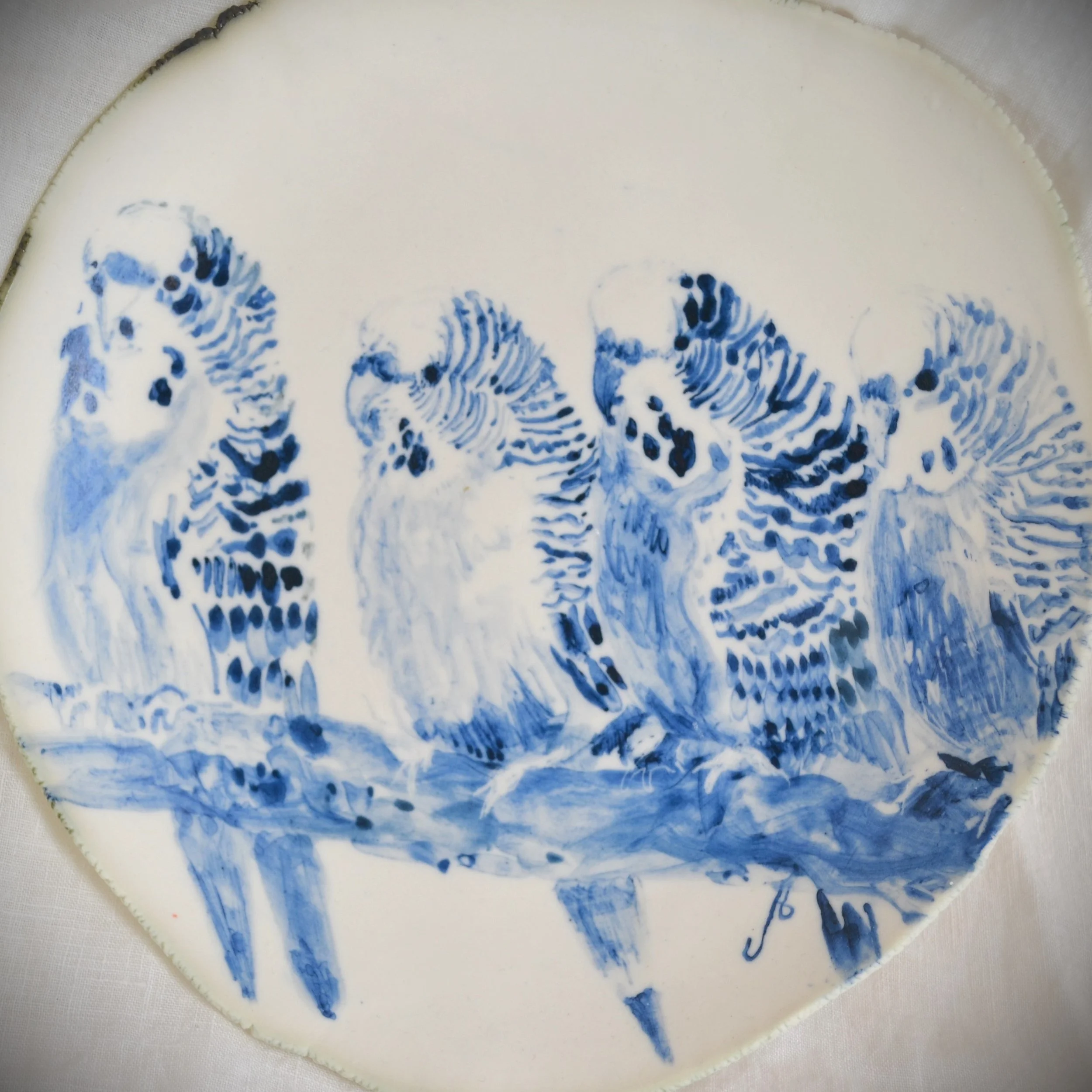 Budgies plate
