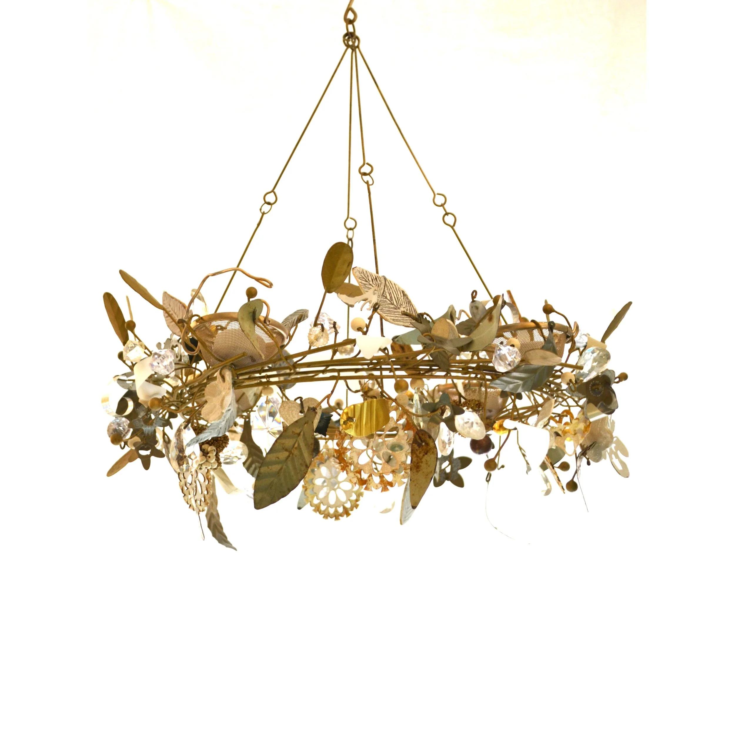 white bird and flower chandelier2.JPG