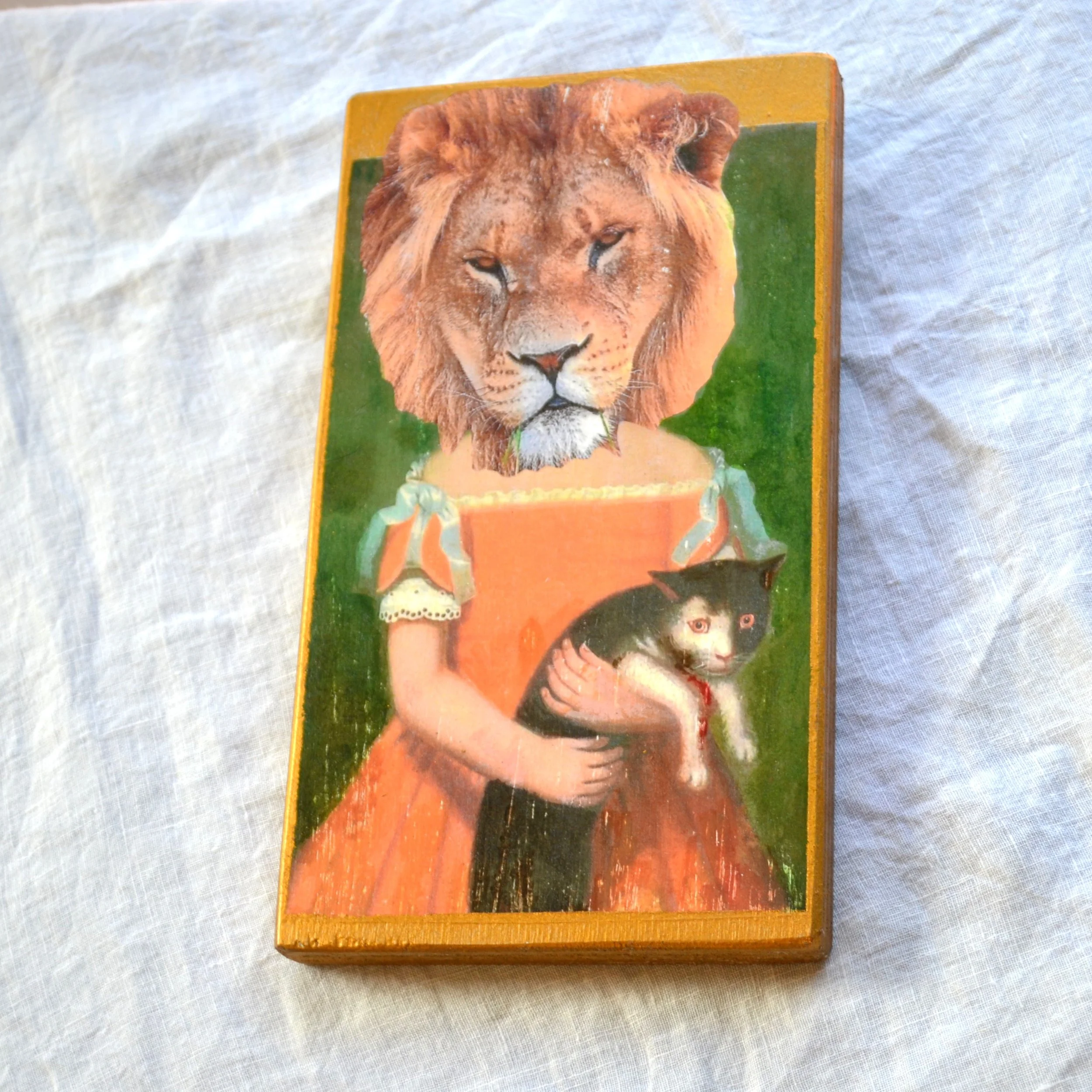 lion girl with cat 2.JPG