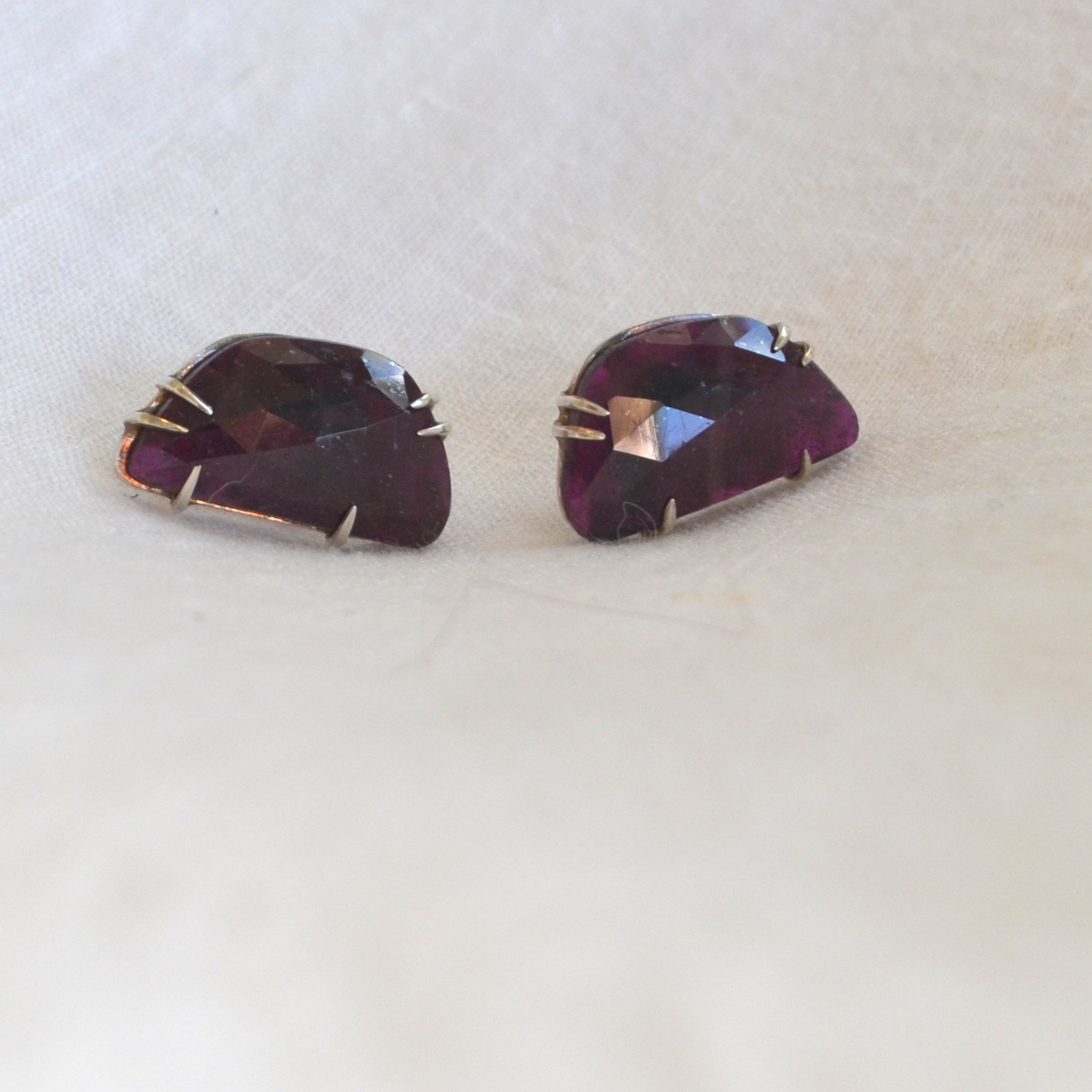 Ruby studs