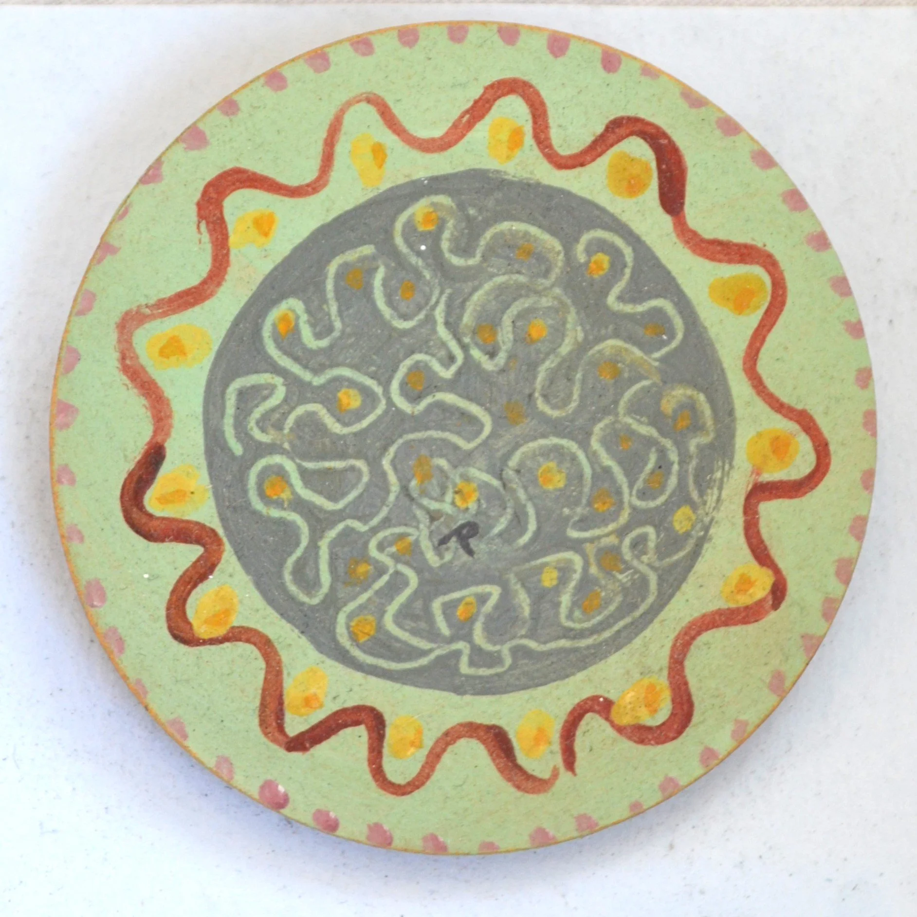 Bloomsbury badge pale green