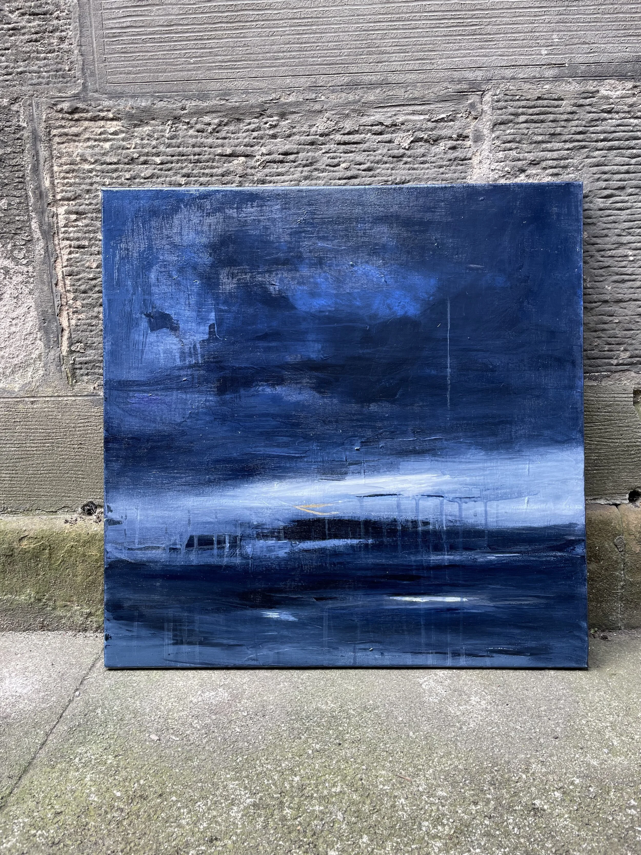All I See Is Blue, 60x60cm