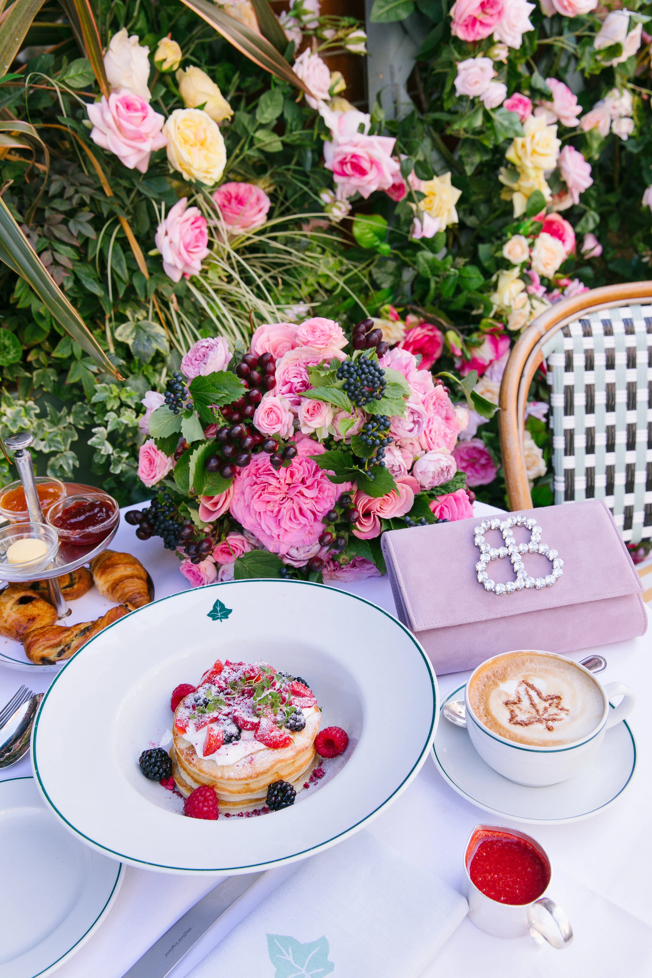 Pancakes and Florals at the Ivy