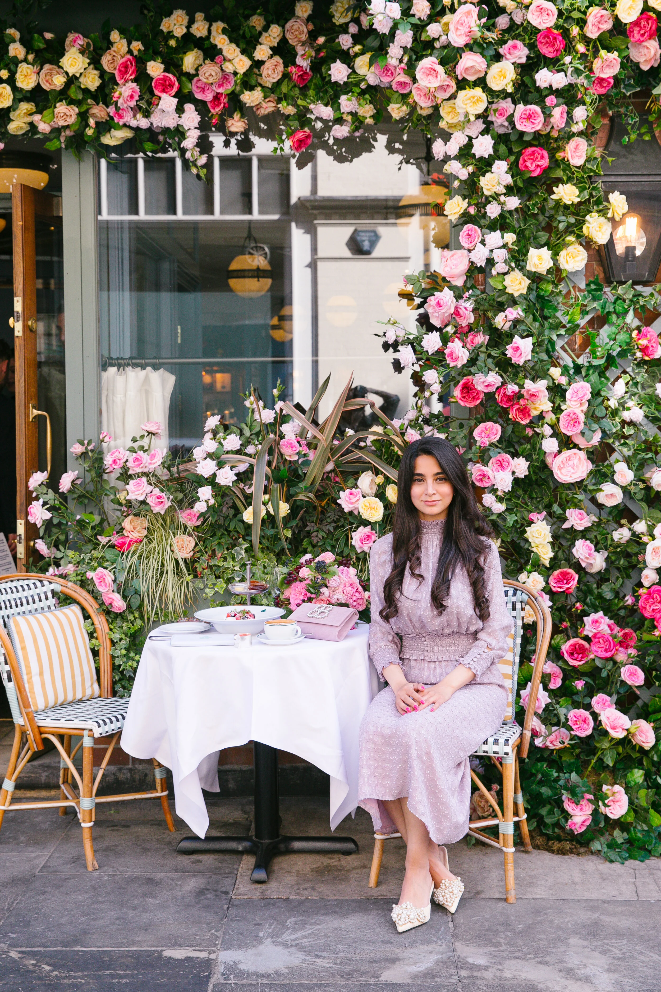 Pancakes and Florals at the Ivy