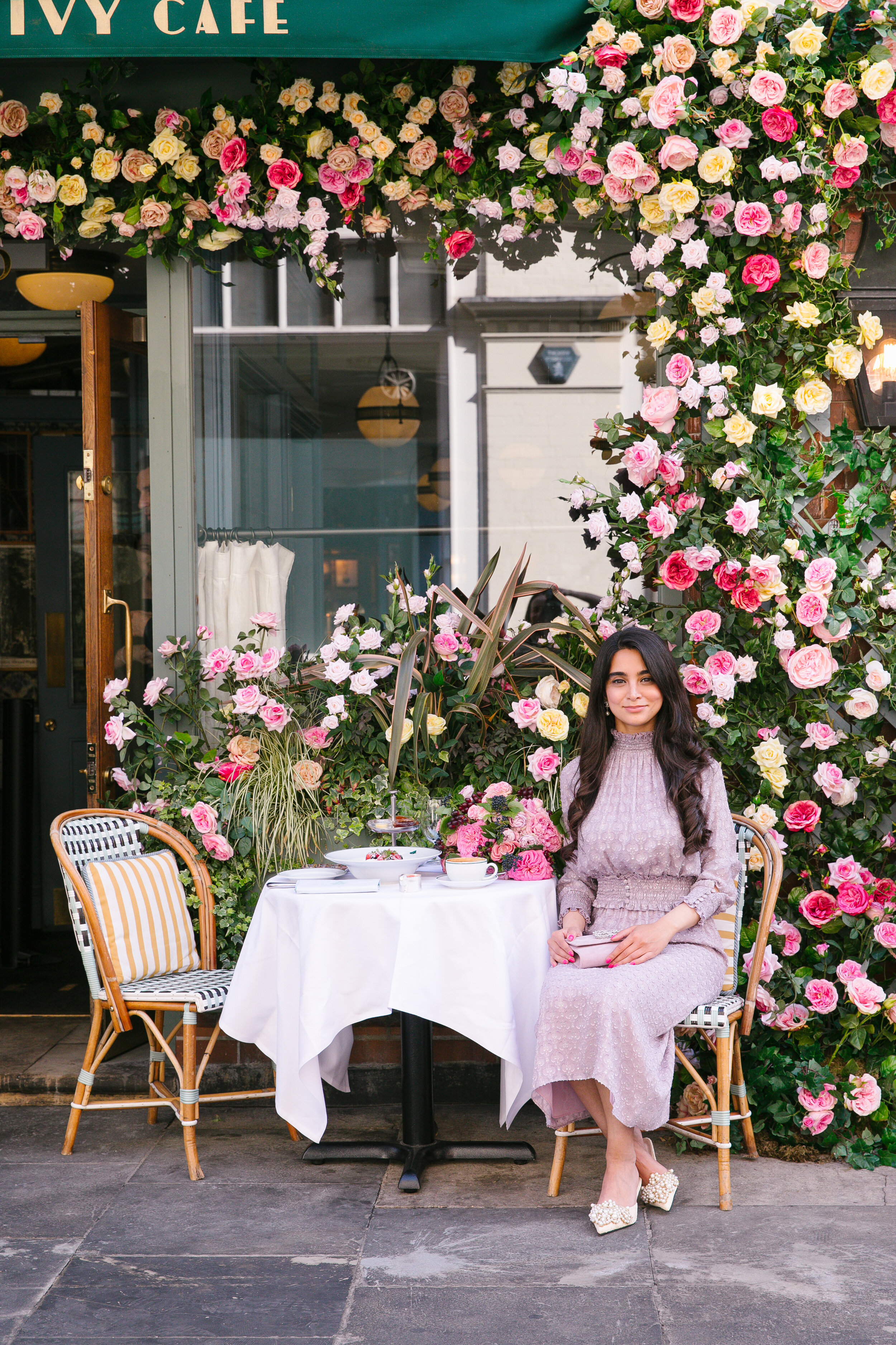 Pancakes and Florals at the Ivy