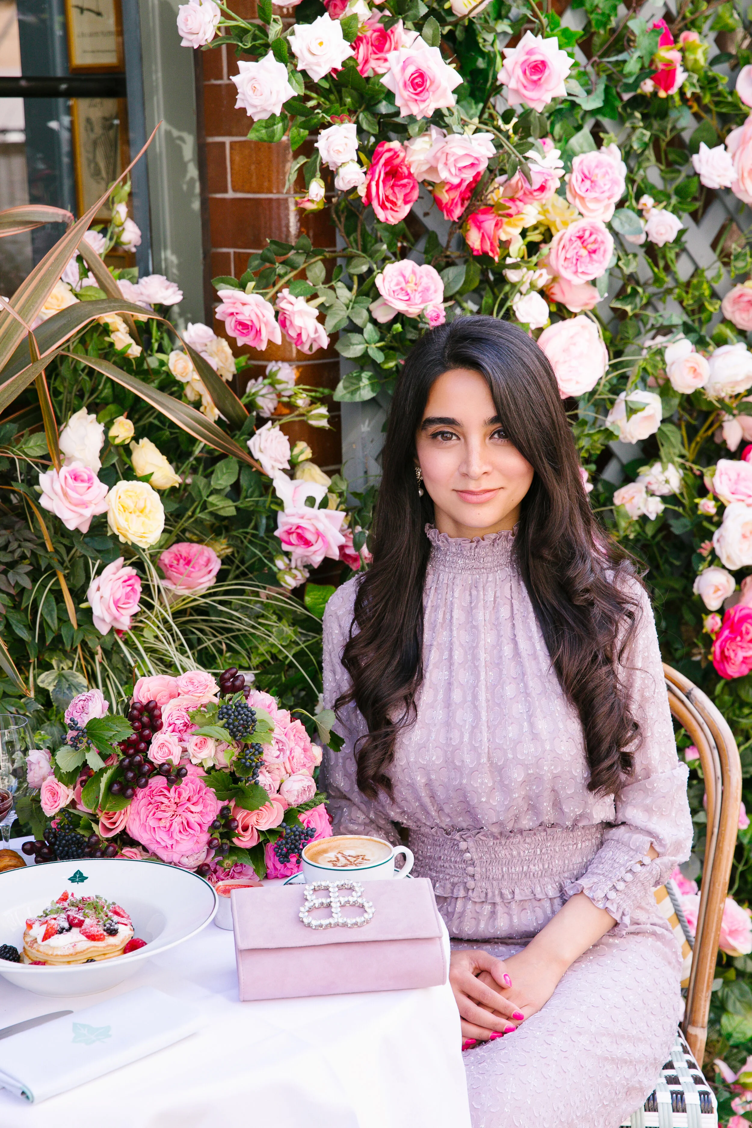 Pancakes and Florals at the Ivy