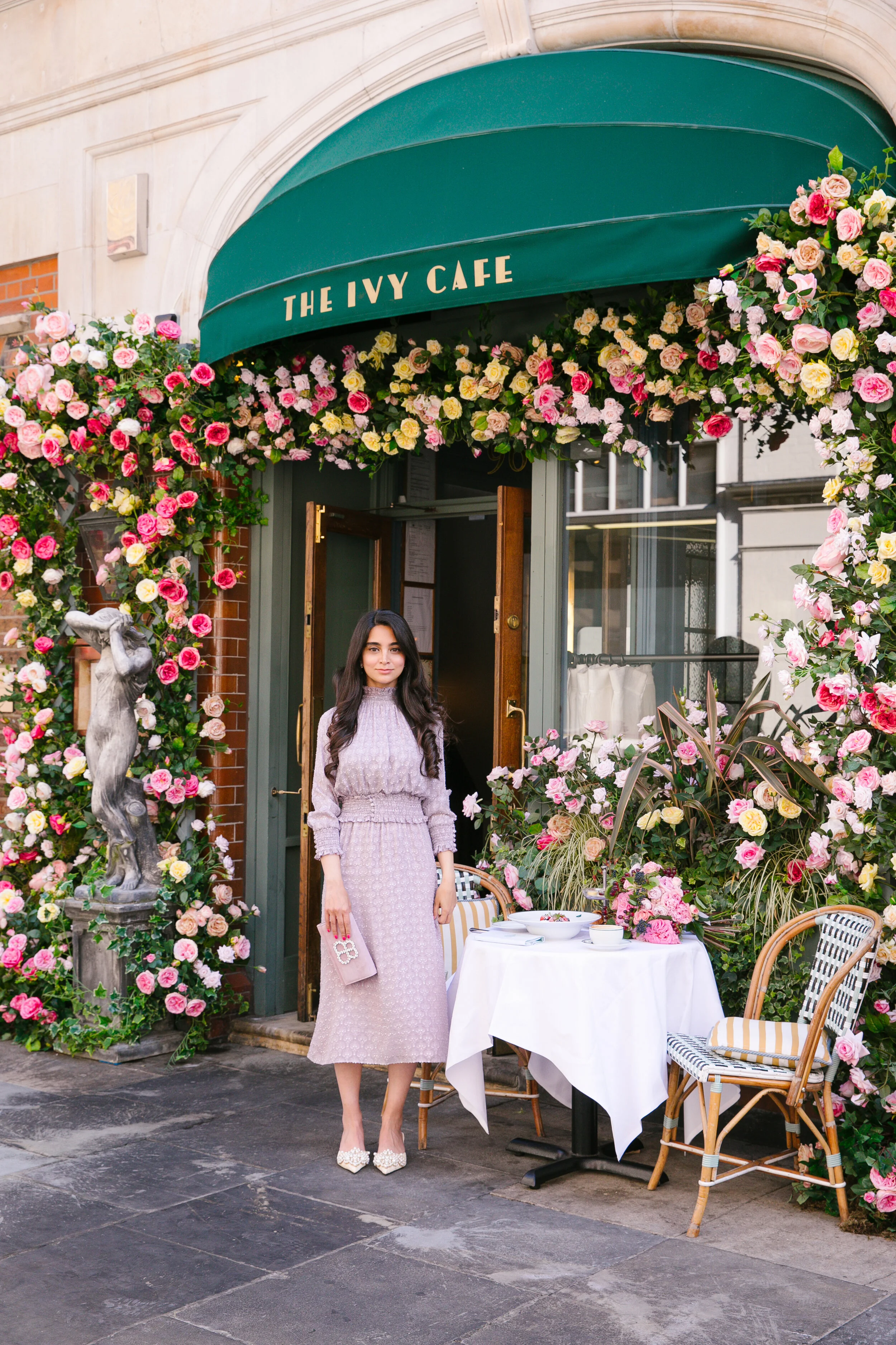 Pancakes and Florals at the Ivy