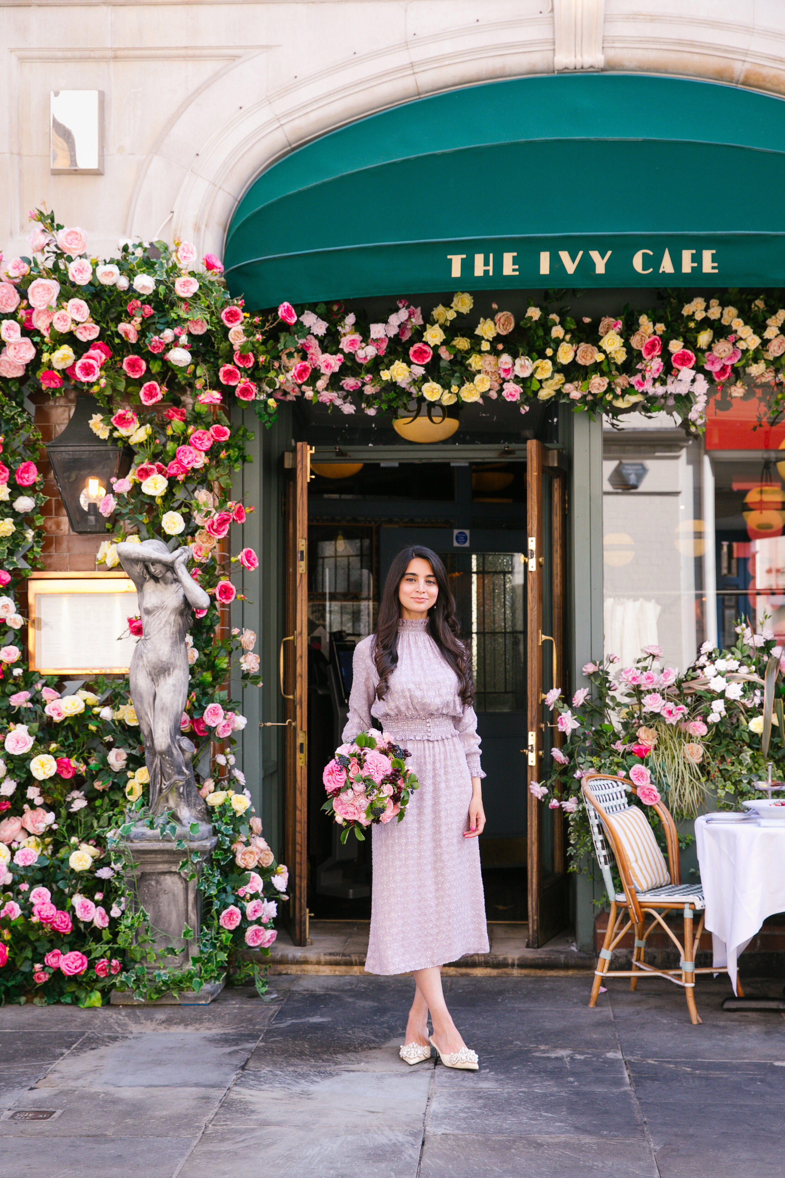 Pancakes and Florals at the Ivy