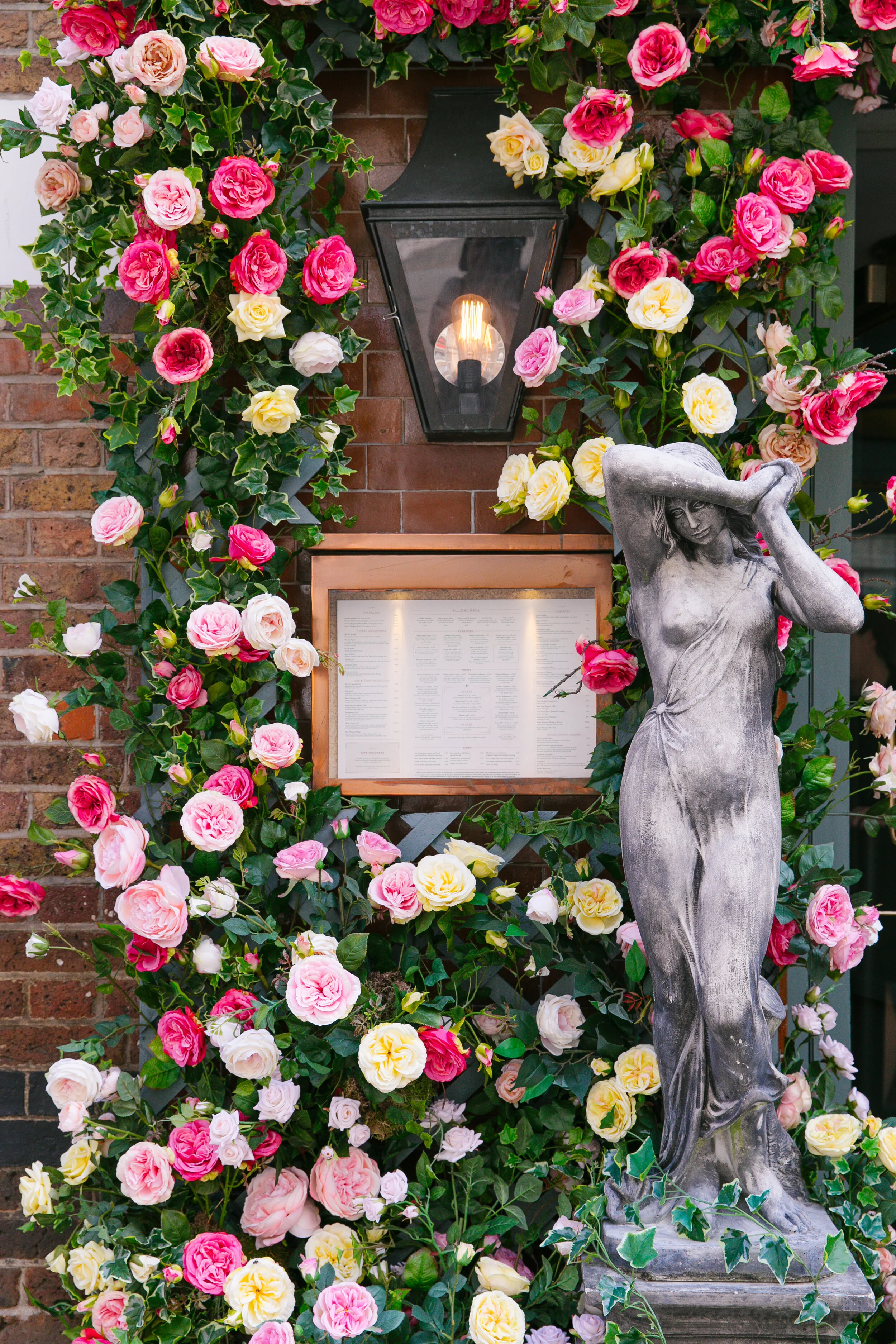 Pancakes and Florals at the Ivy