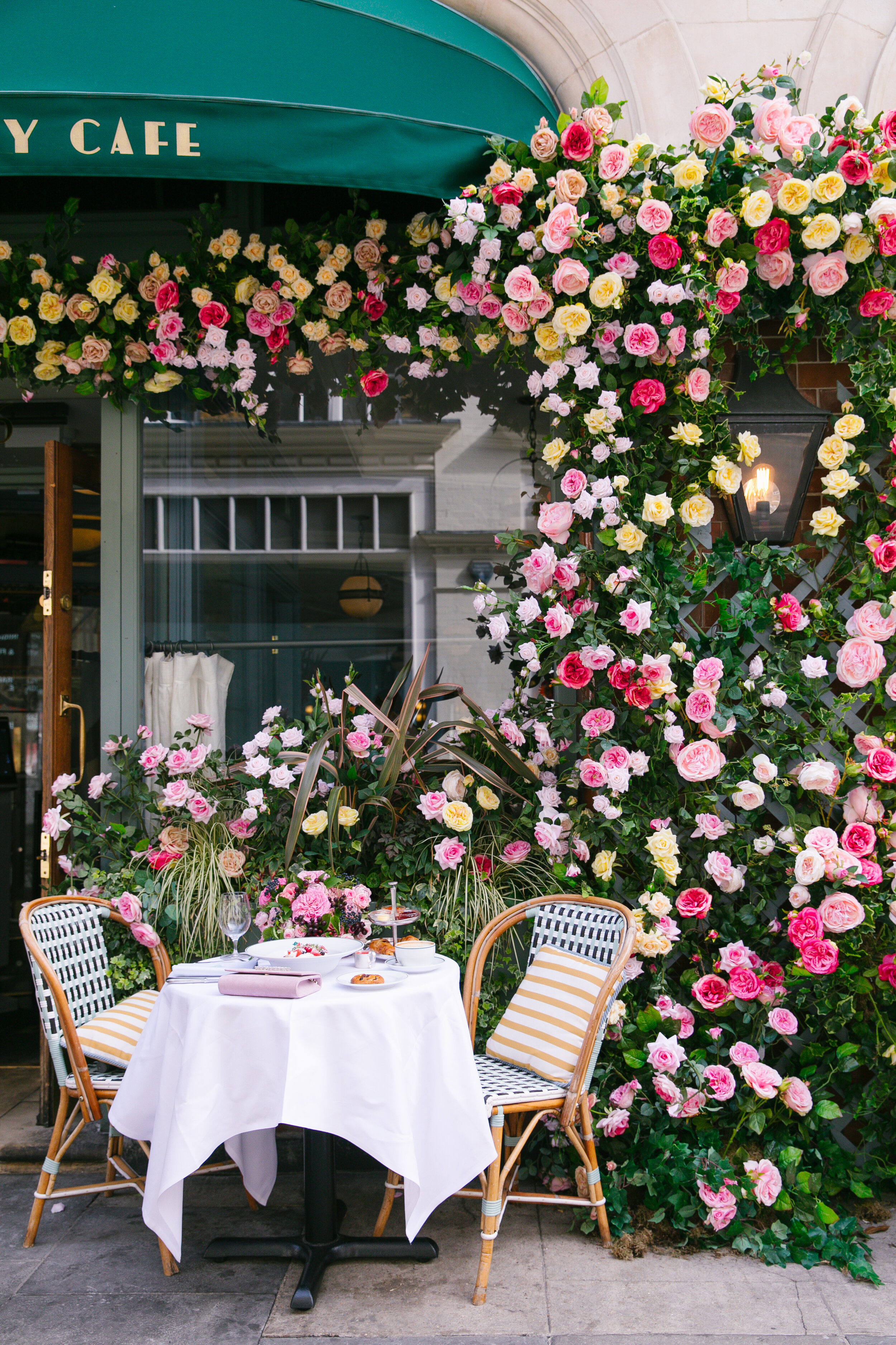 Pancakes and Florals at the Ivy
