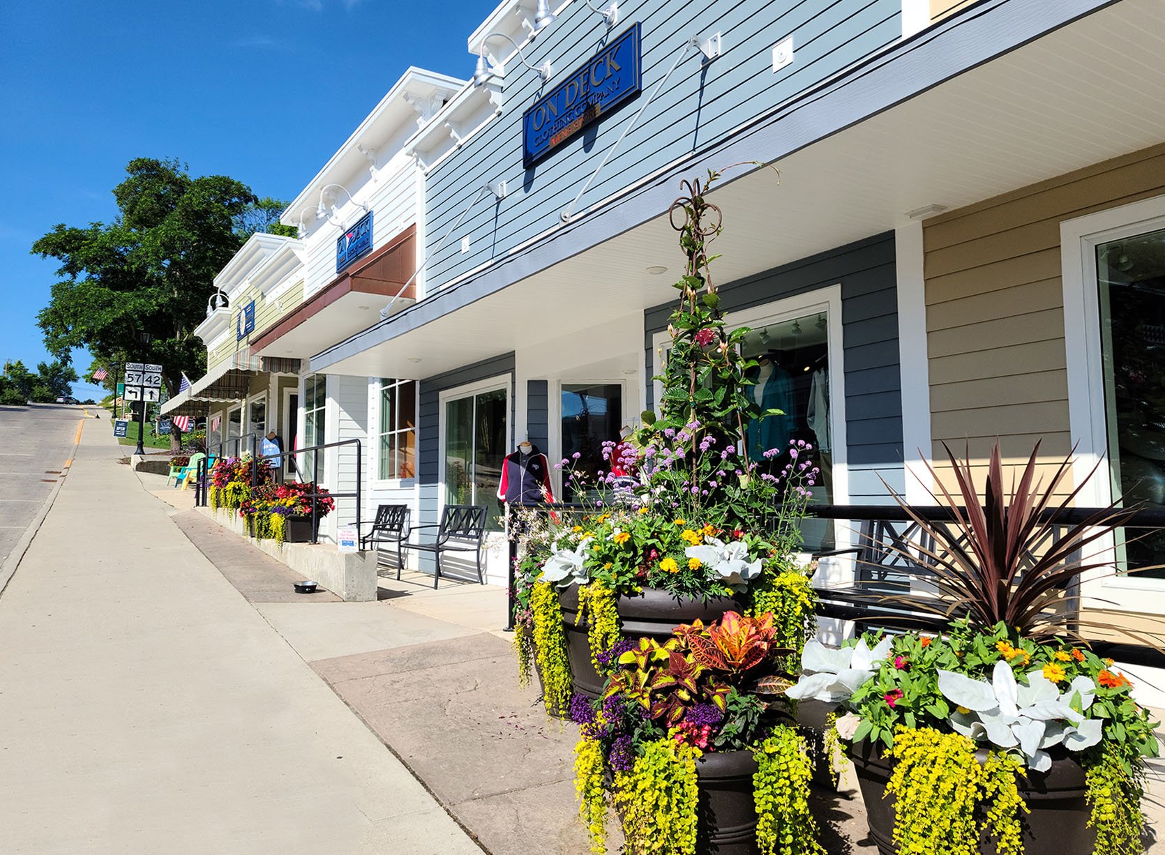 Stop by @ondeck_clothing on the hill in Sister Bay to shop their new spring clothing, footwear, and accessories for men and women. They have laid-back women&rsquo;s styles at On Deck Resort, and Bills Dry Goods offers Door County&rsquo;s largest sele