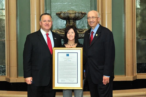 Kimber was named Citizen Leader of the Year by the International Economic Development Council in 2014.