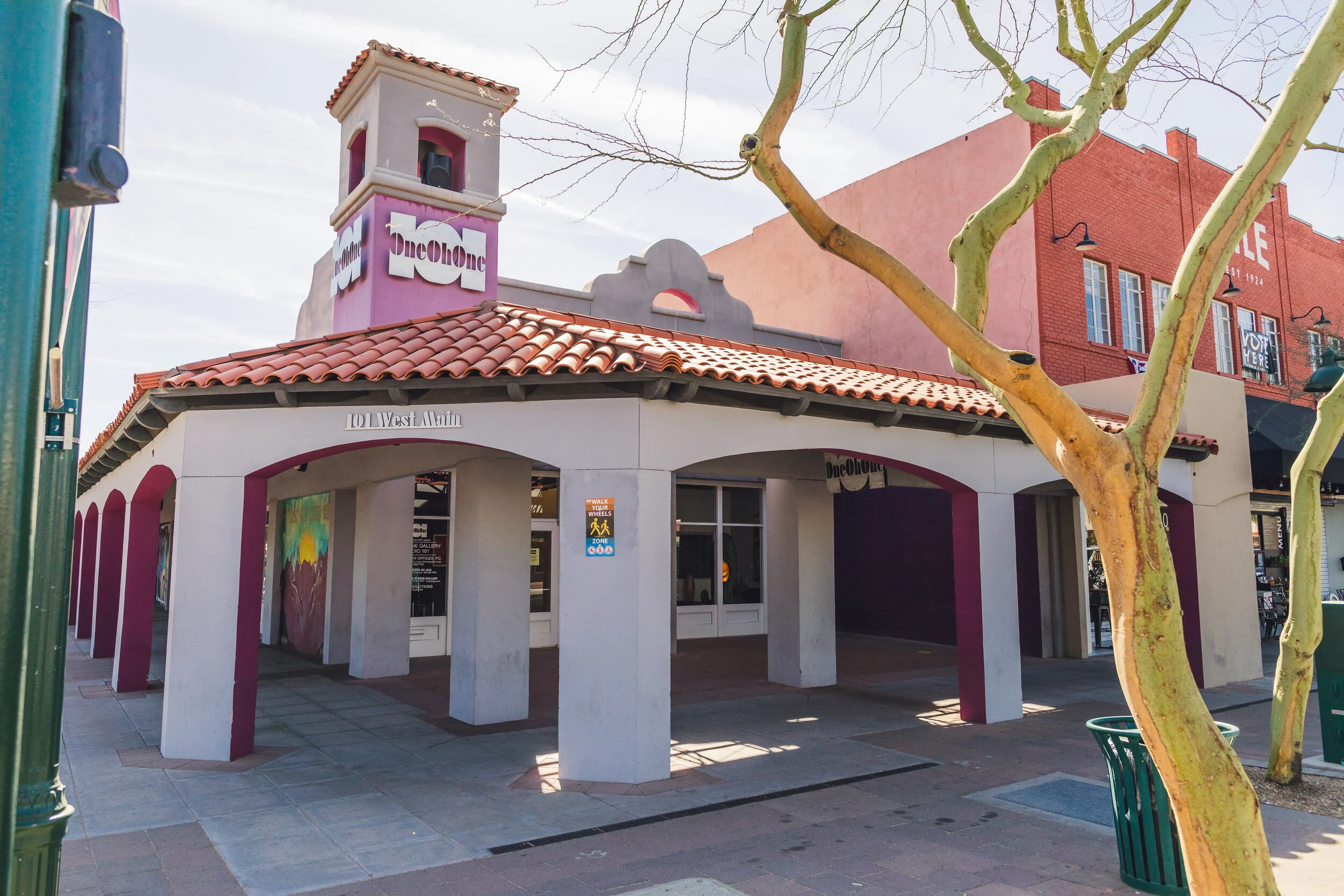 OneOhOne Gallery on Main Street in Downtown Mesa