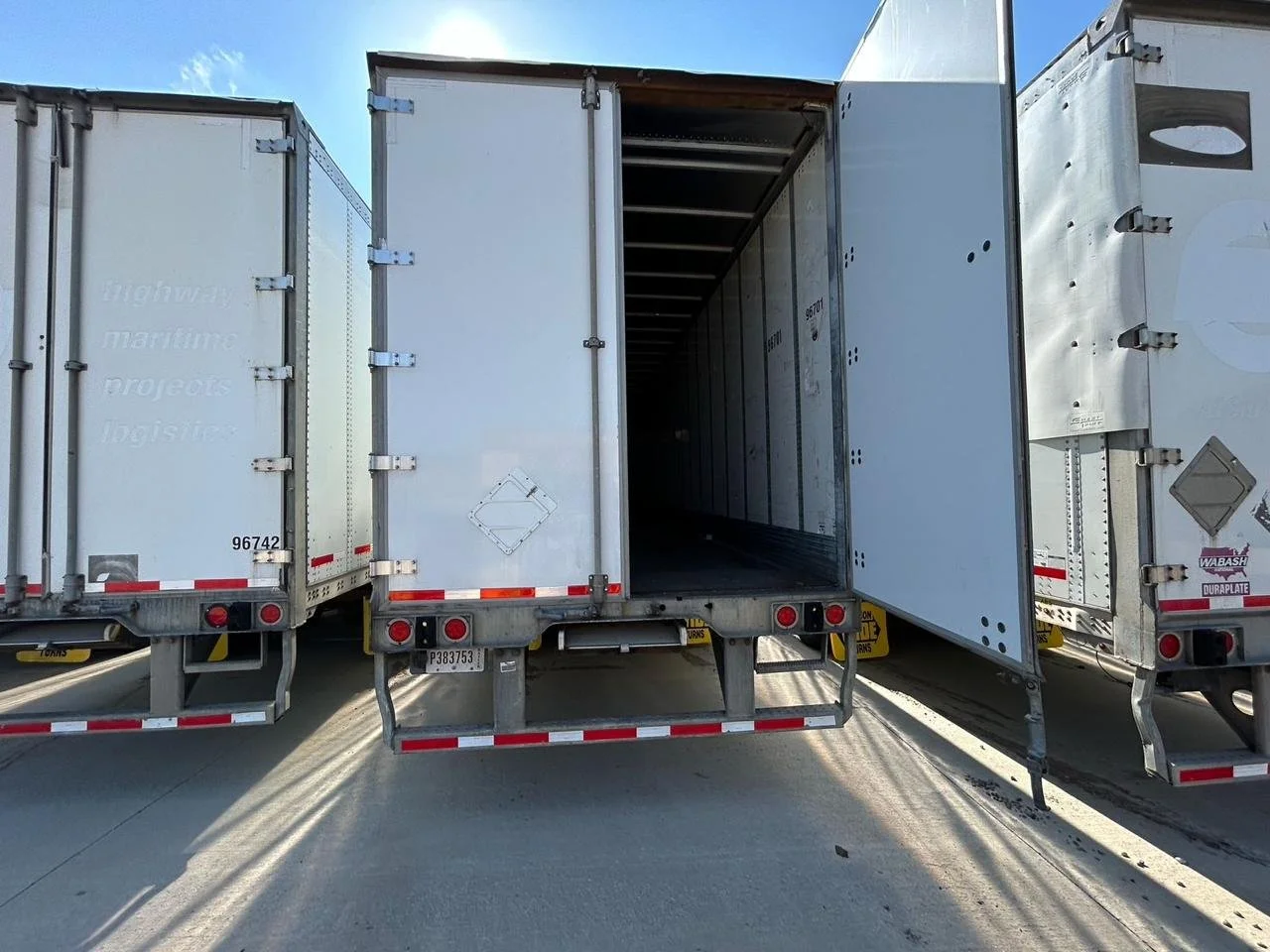 5 Cajas Secas - Marca Wabash - 53ft - 2015