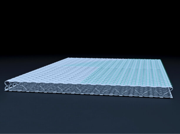 22,67 EUR/m² Paraglass/5 1m² Parabeam 3D Glasfasergewebe Dicke 5mm 