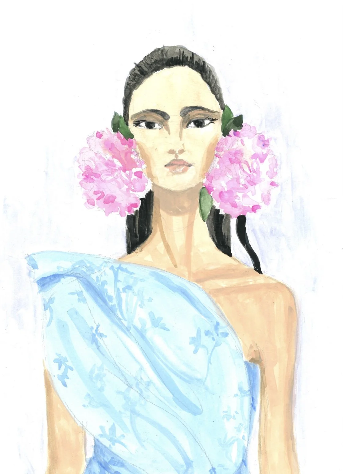 Dior Pink Flower Ear Muffs