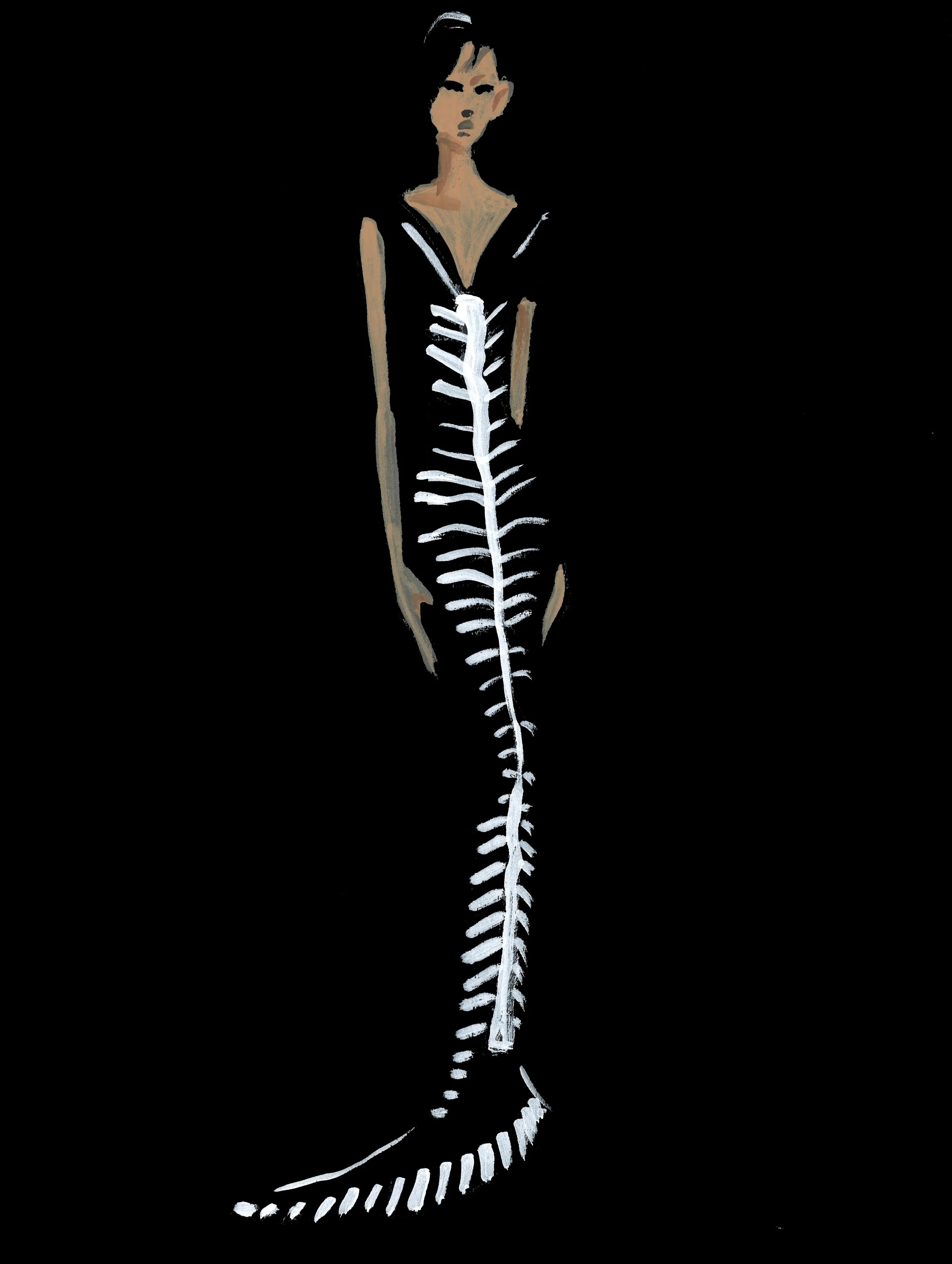 Alaia Spine Dress 