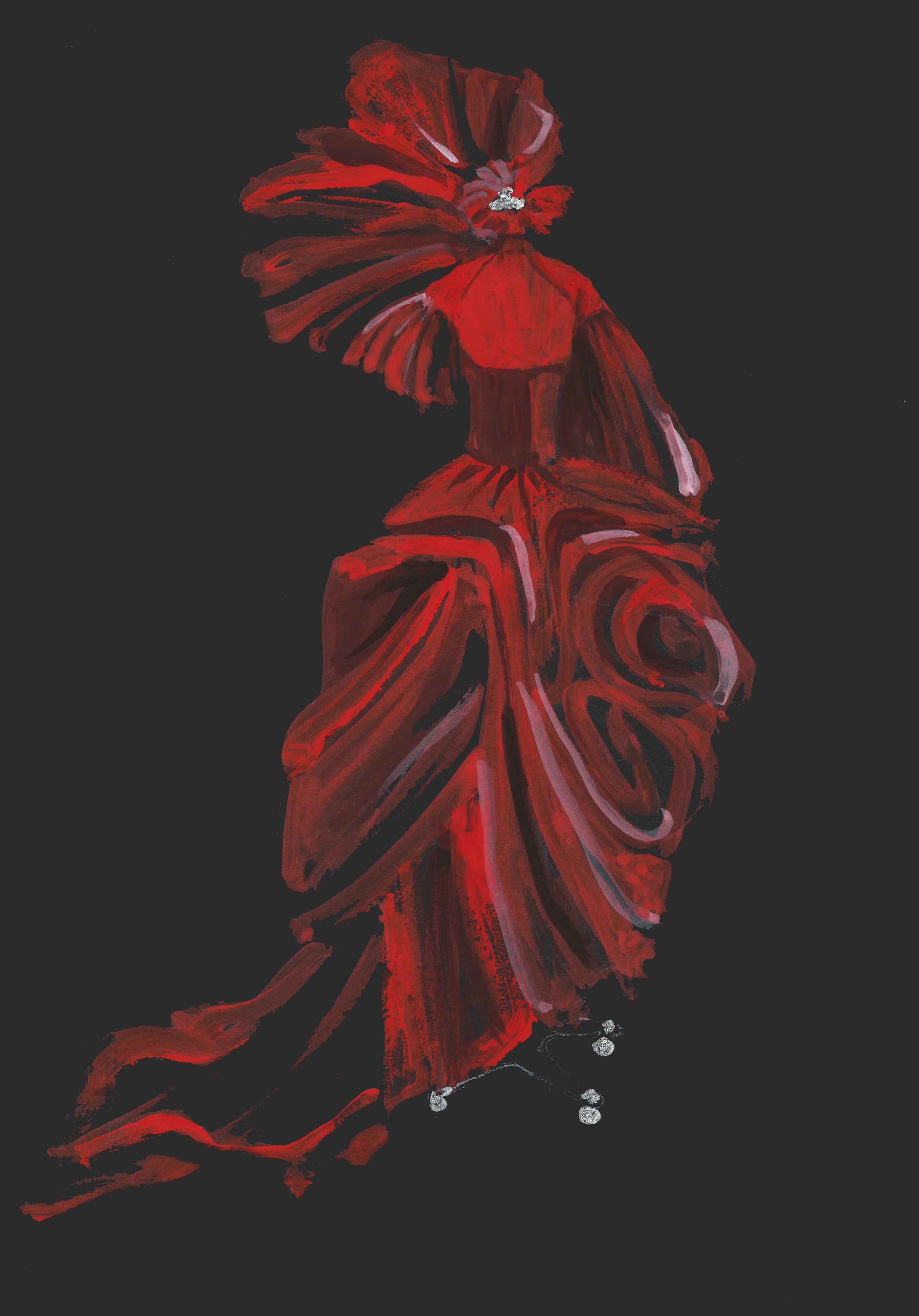 McQueen's Red Dress 