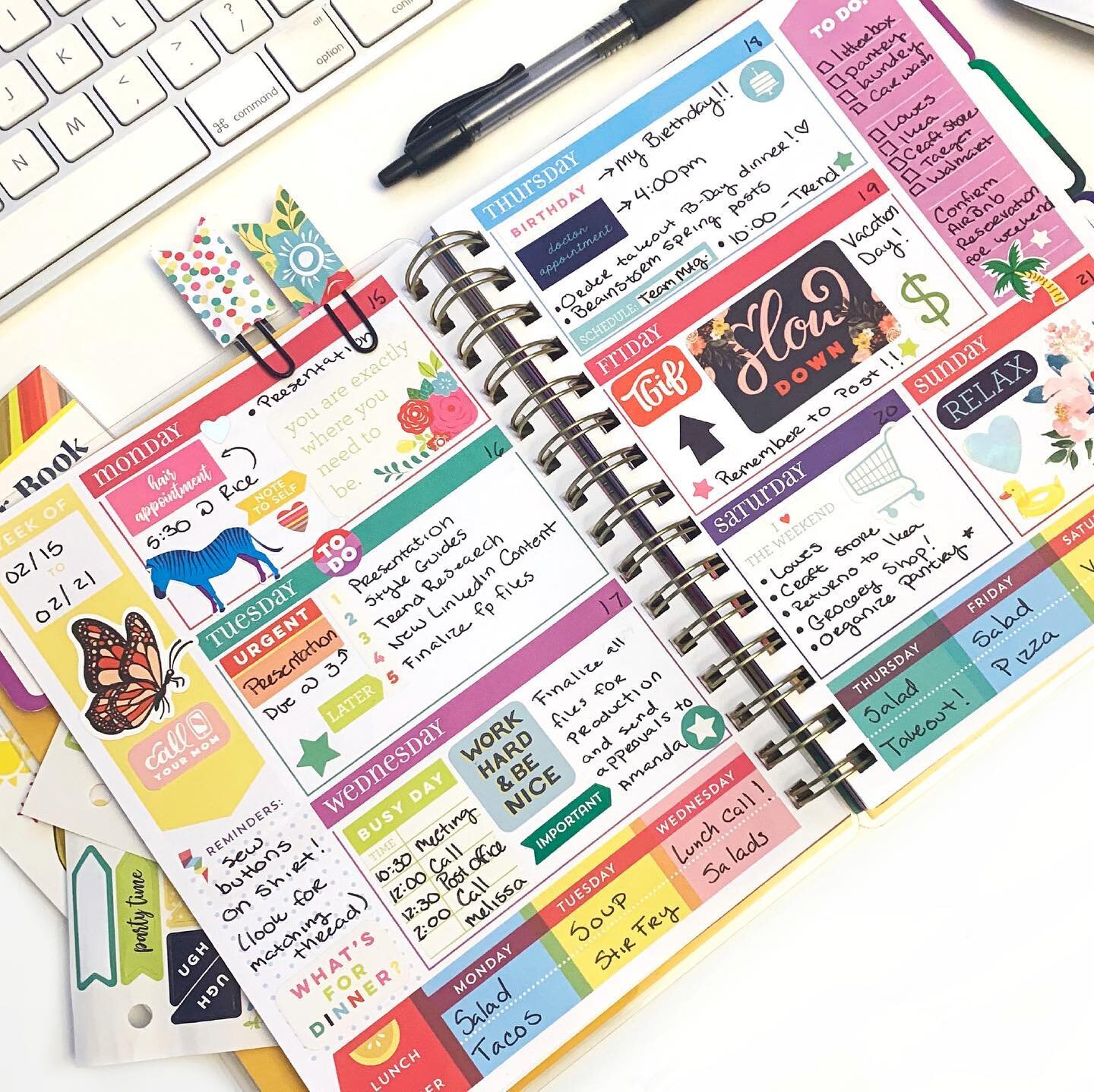 A peek into my week! 👀 Get your own rainbow planner by visiting the link in our bio!
.
#planner #plannerspread #plannedaddict #planneraddicts #plannerbabe #plannerstickers #plannerlove #plannerobsessed #plannerinspiration #stationery #stationeryaddi