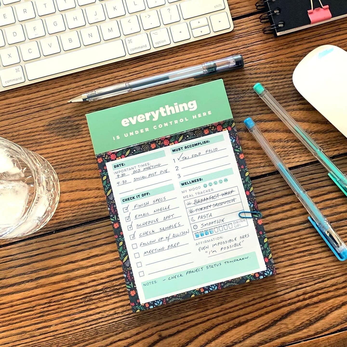 Everything is under control! Get your daily planner pad at Walmart and Walmart.com! Visit the link in our bio!
.
#walmartfinds #walmart #walmartdeals #penandgear 
#planner #planners #planneraddict #plannercommunity #plannergirl #plannerbabe #plannerl