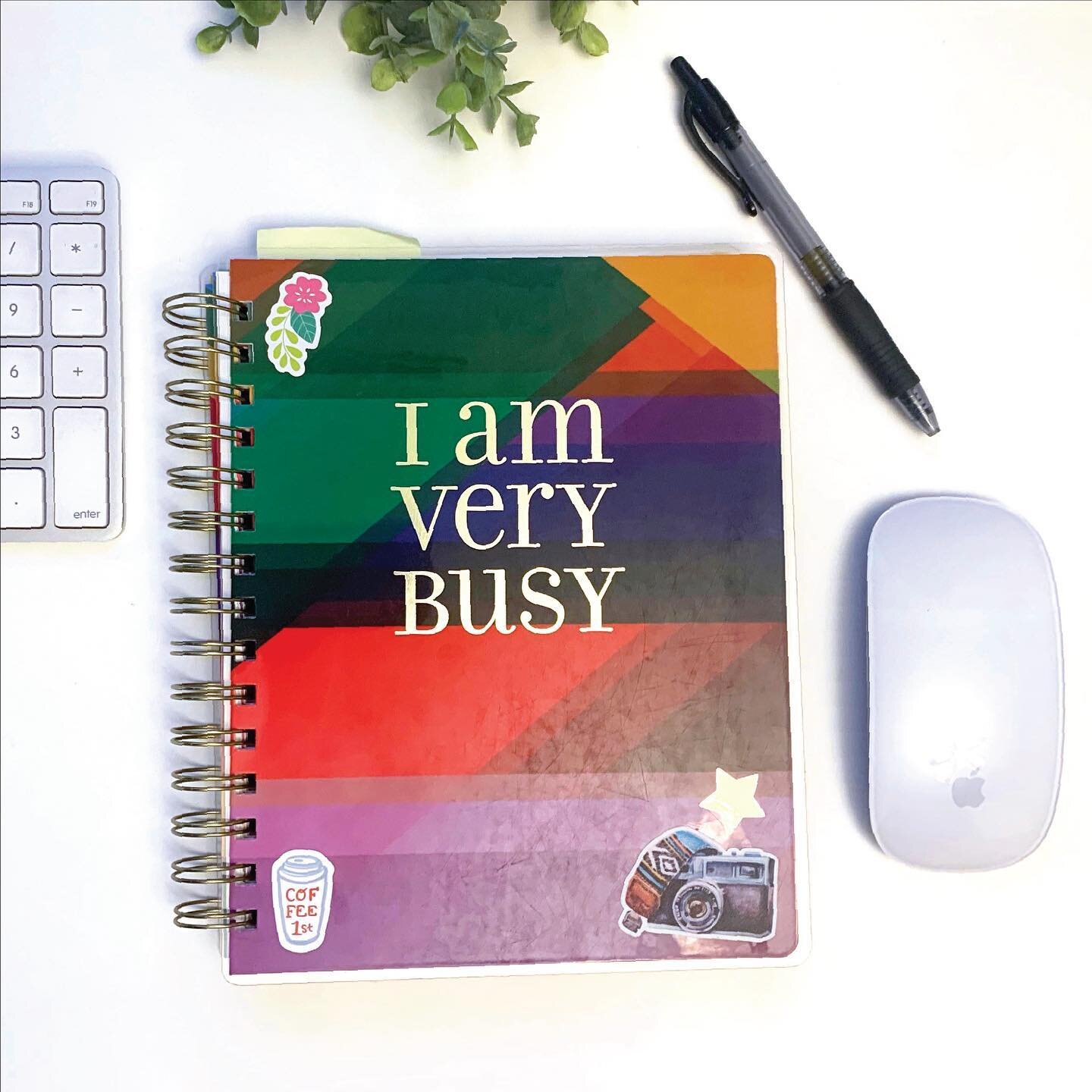 I am very busy. ✨ Get your own rainbow planner at Walmart and Walmart.com. Check out the link in our bio! 
.
#planner #planners #plannercommunity #planneraddict #plannerstickers #plannerbabe #plannergirl #plannerlove #plannerobsessed #plannerlife #pl