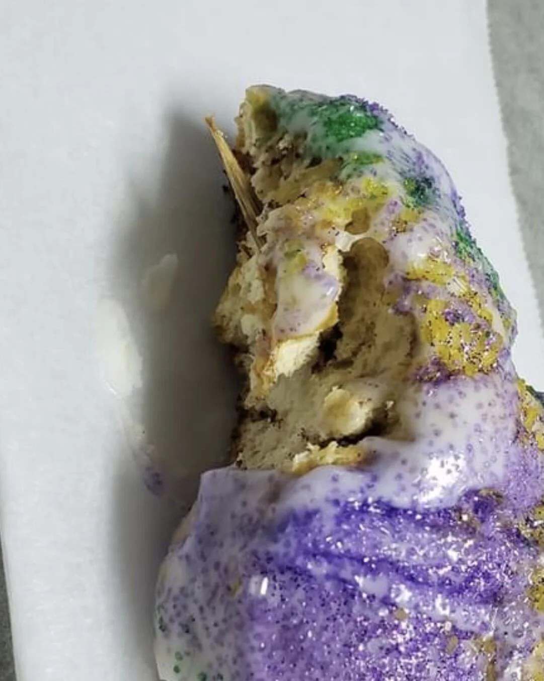Mardi Gras Praline King Cake on a Stick — Katie's Creamy Pralines