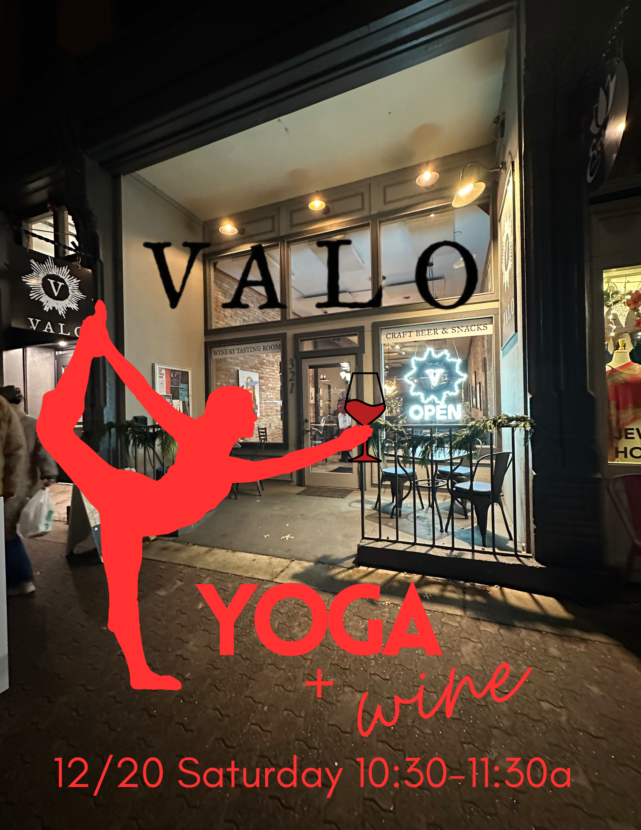 Yoga + Wine @ Valo