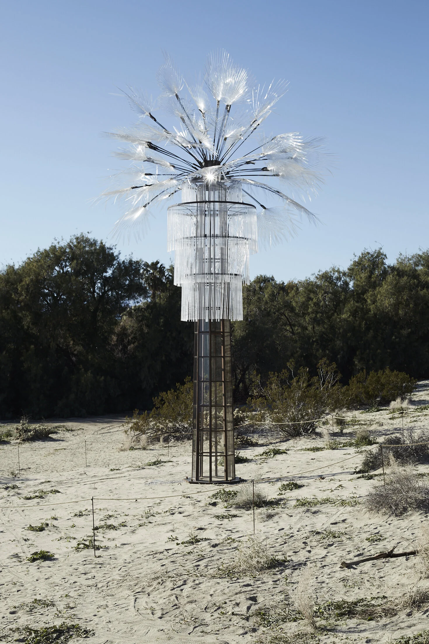 Kathleen Ryan / Ghost Palm, as part of Desert X 2019 - Photo Thomas Bollmann